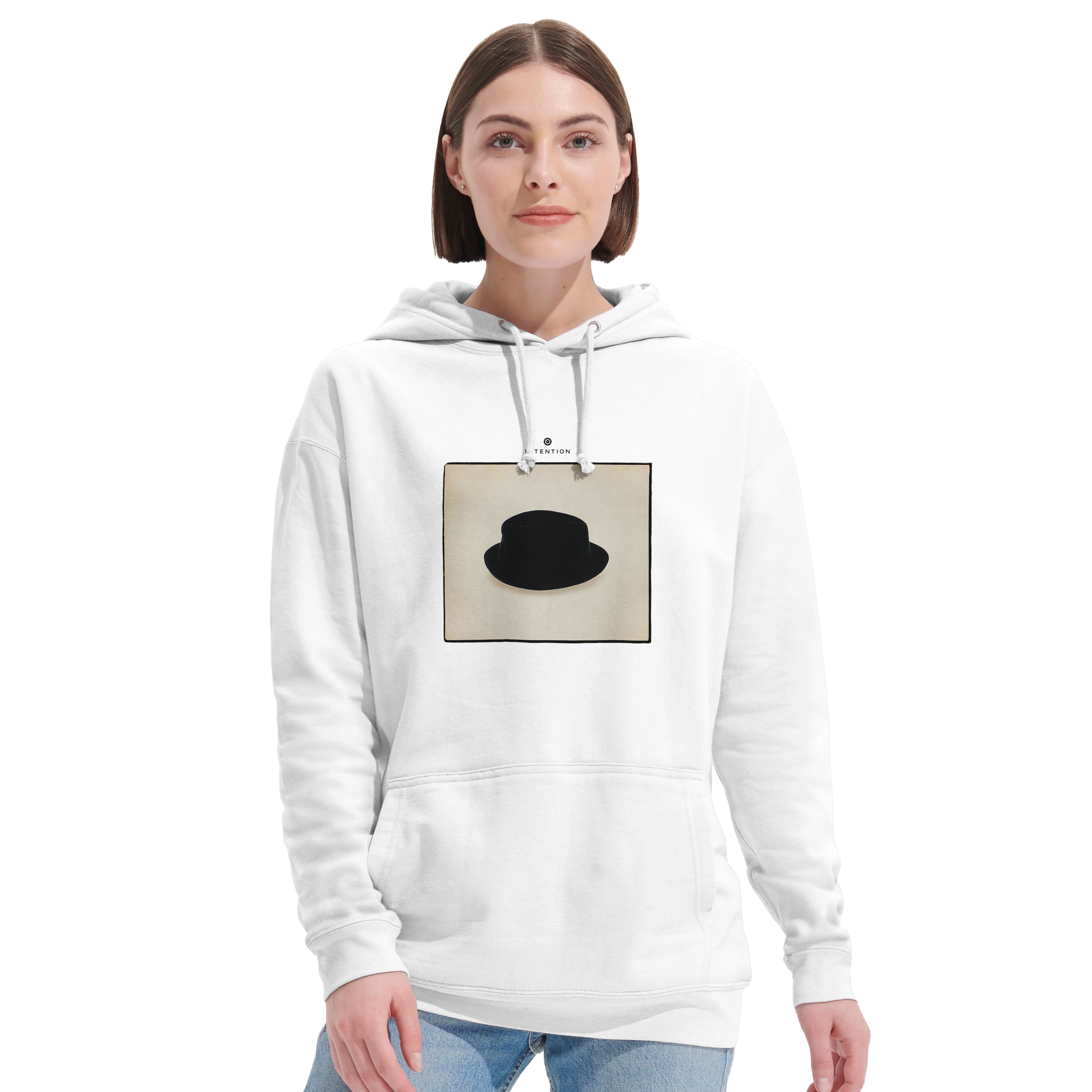 Freedom - "Hat On" Hoodie White 5