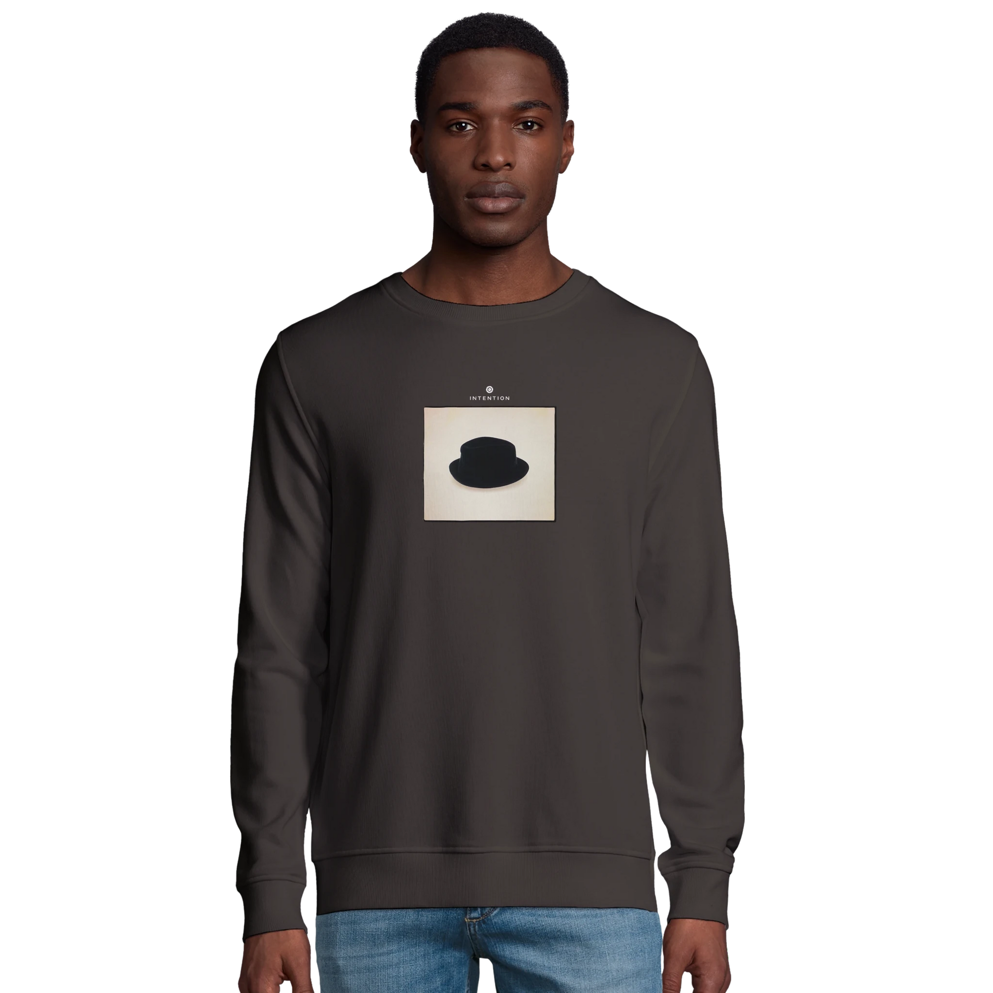 Freedom - "Hat On" Sweatshirt deep charcoal grey XS 12