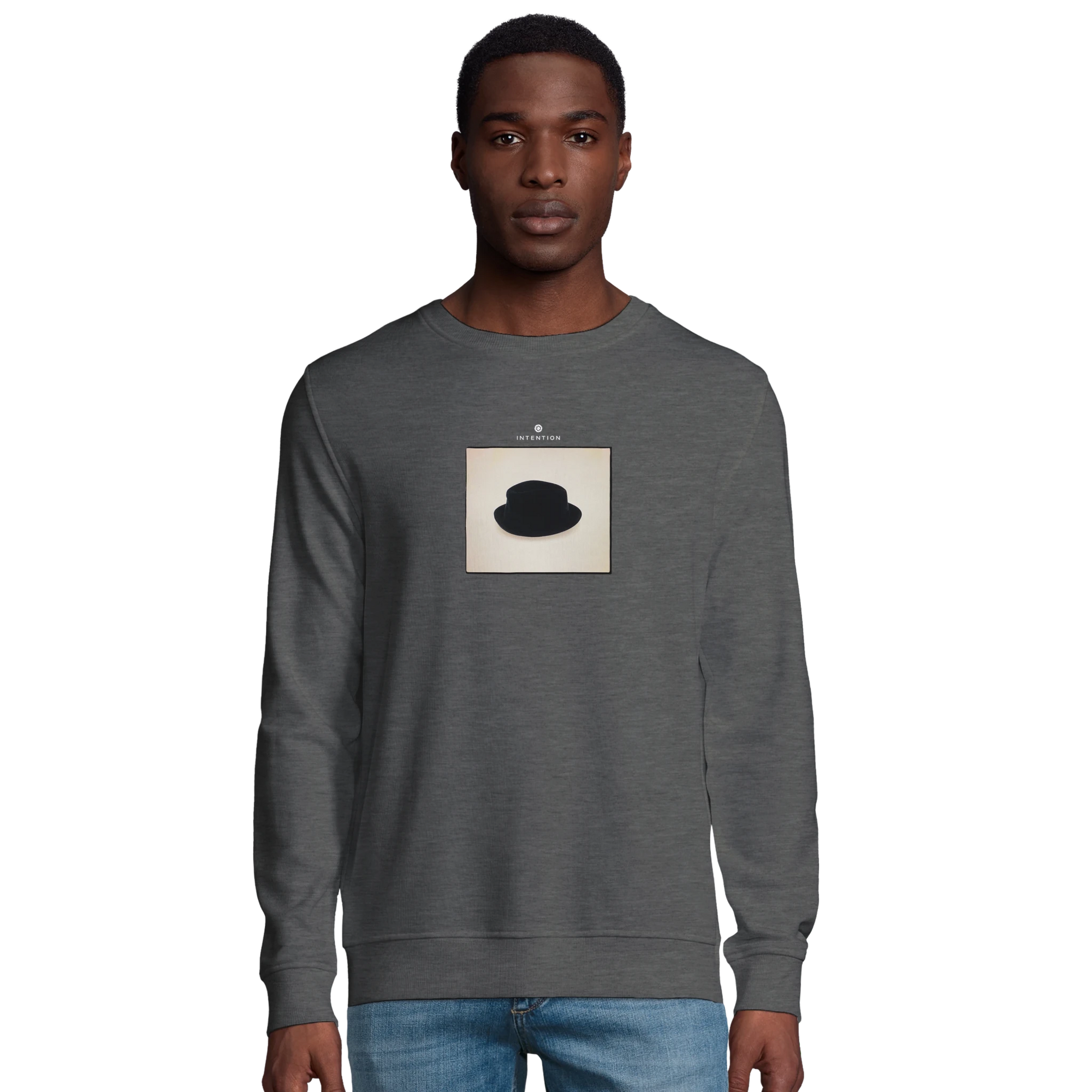 Freedom - "Hat On" Sweatshirt Grey Melange XS 30