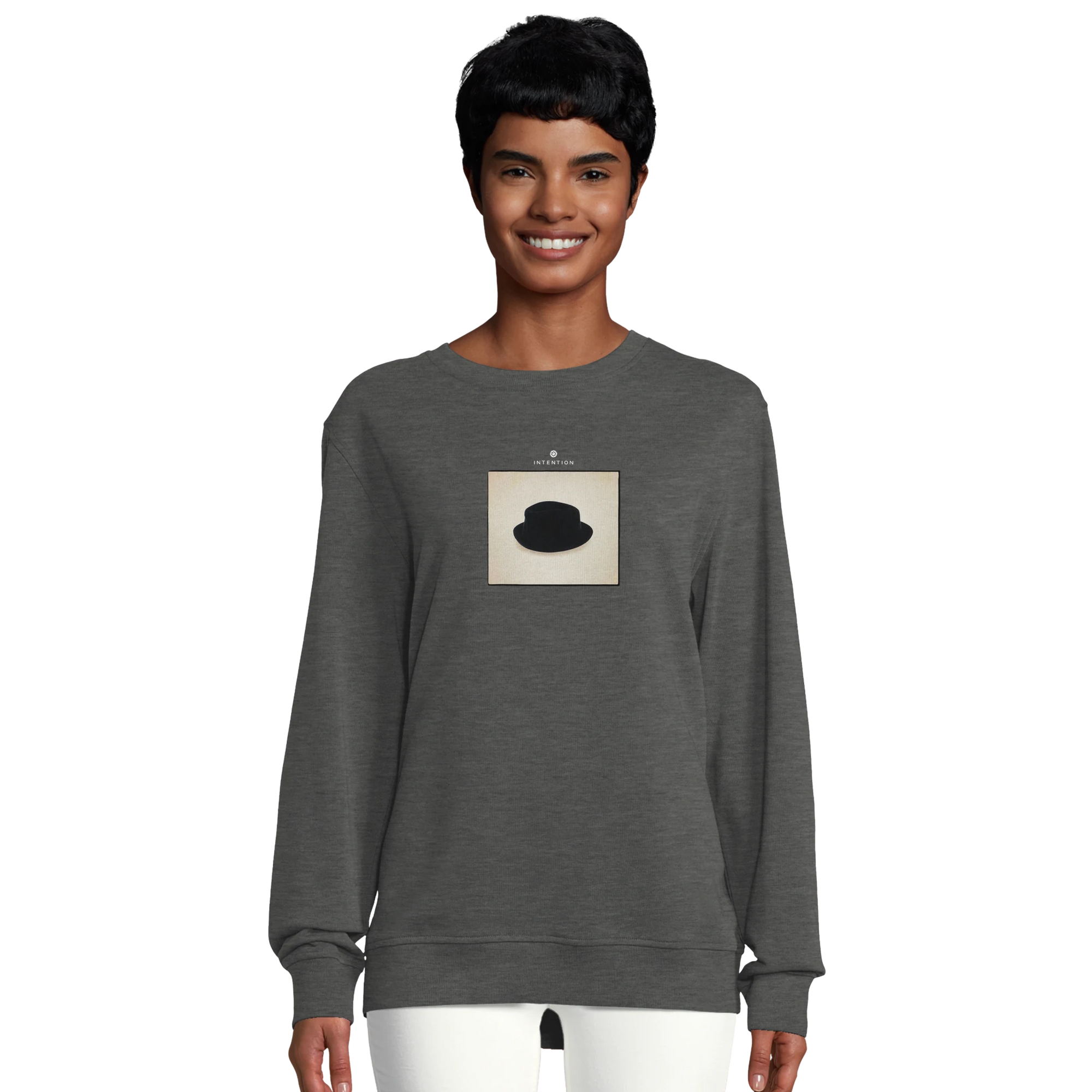 Freedom - "Hat On" Sweatshirt Grey Melange XS 32