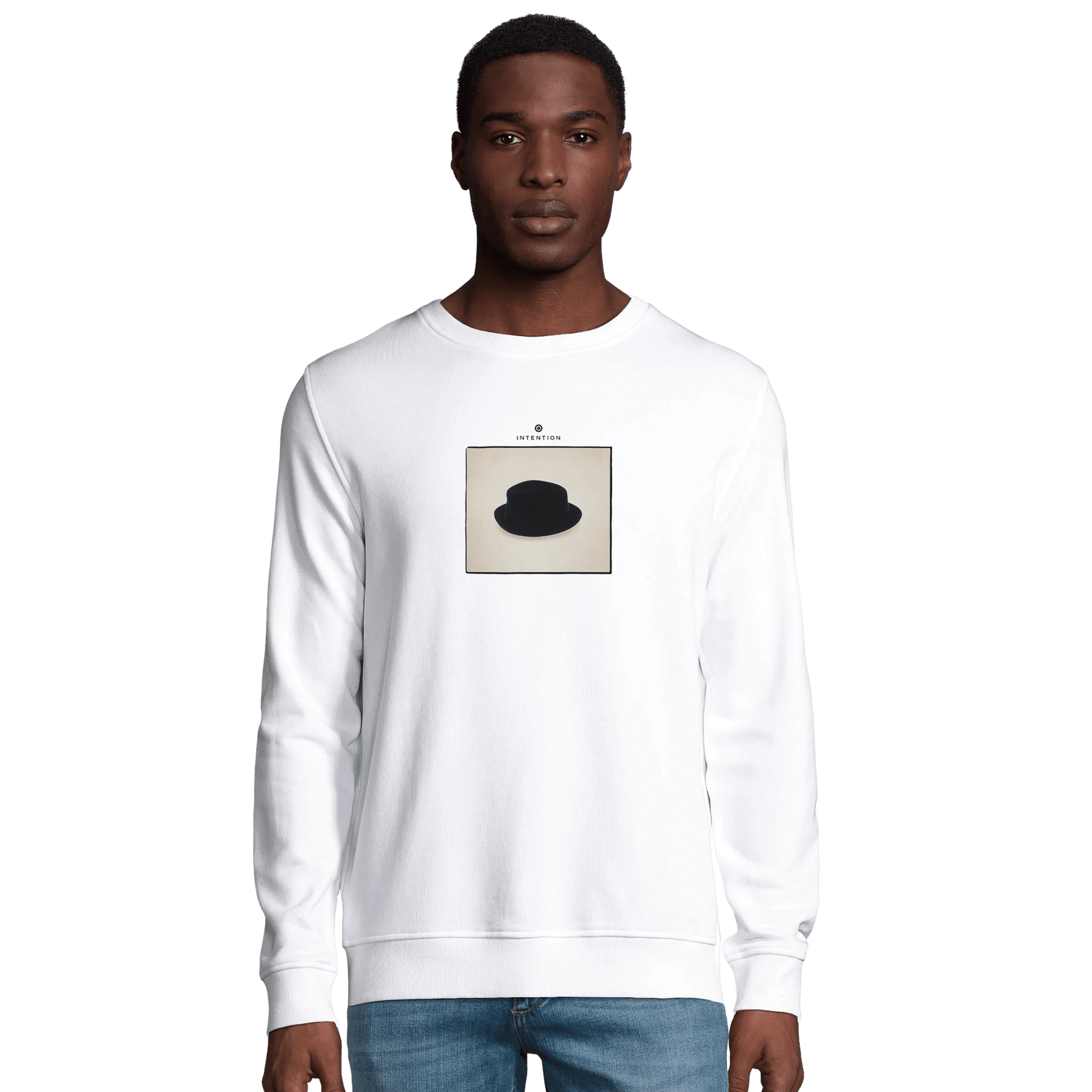 Freedom - "Hat On" Sweatshirt White XS 6