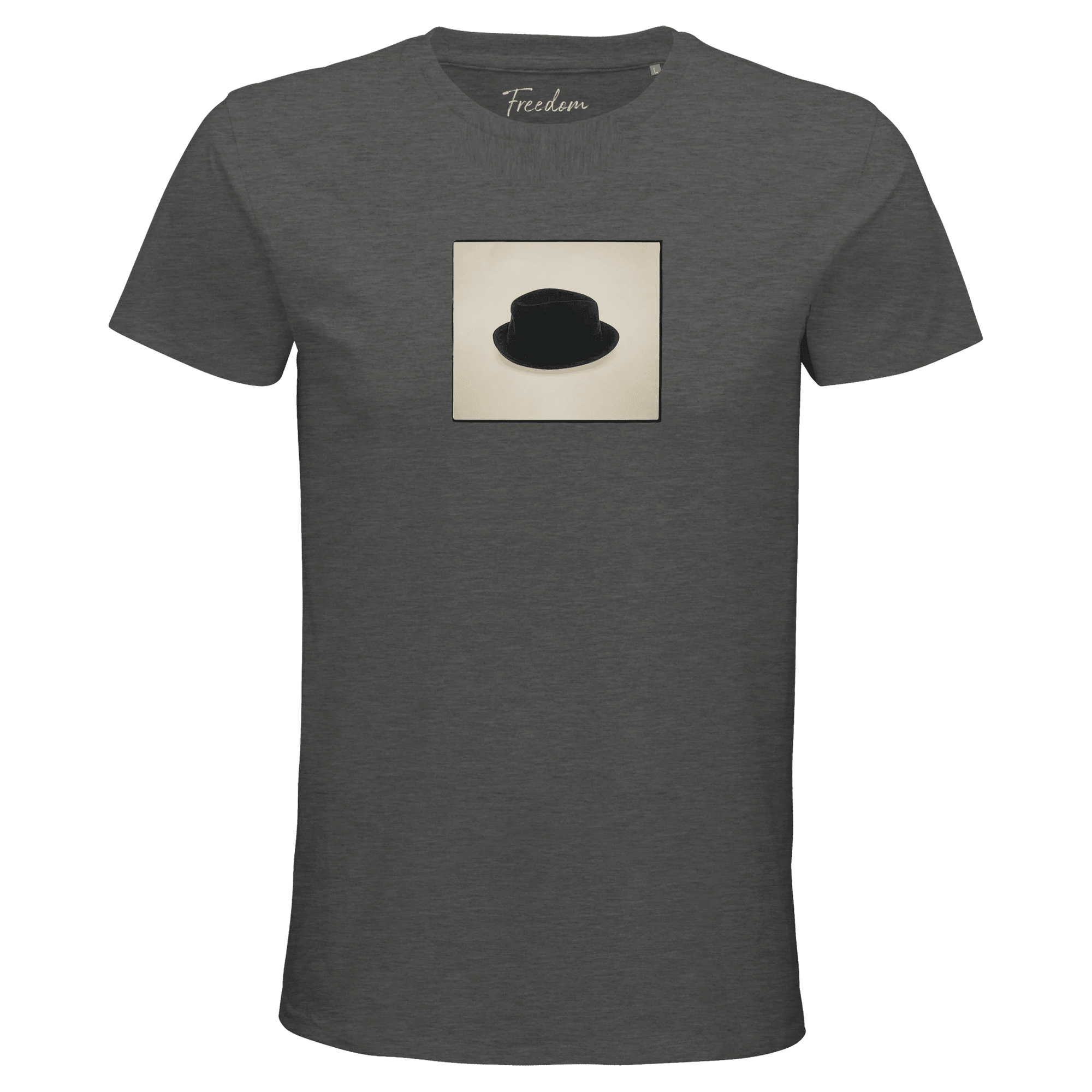 Freedom - "Hat On" T-shirt Grey Melange XS 70