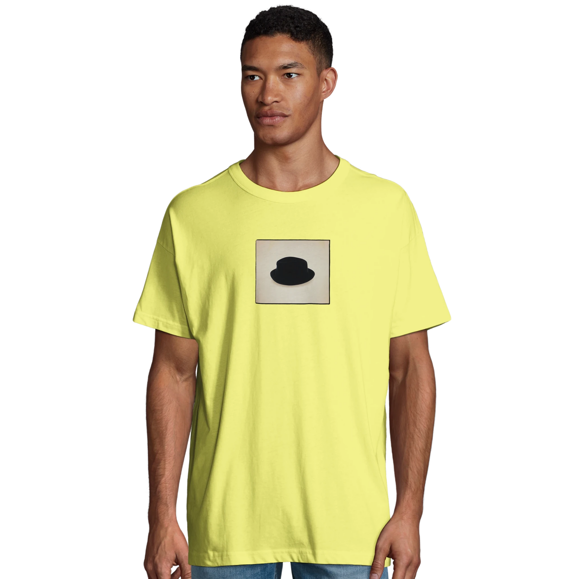 Freedom - "Hat On" T-shirt Light Yellow S 17