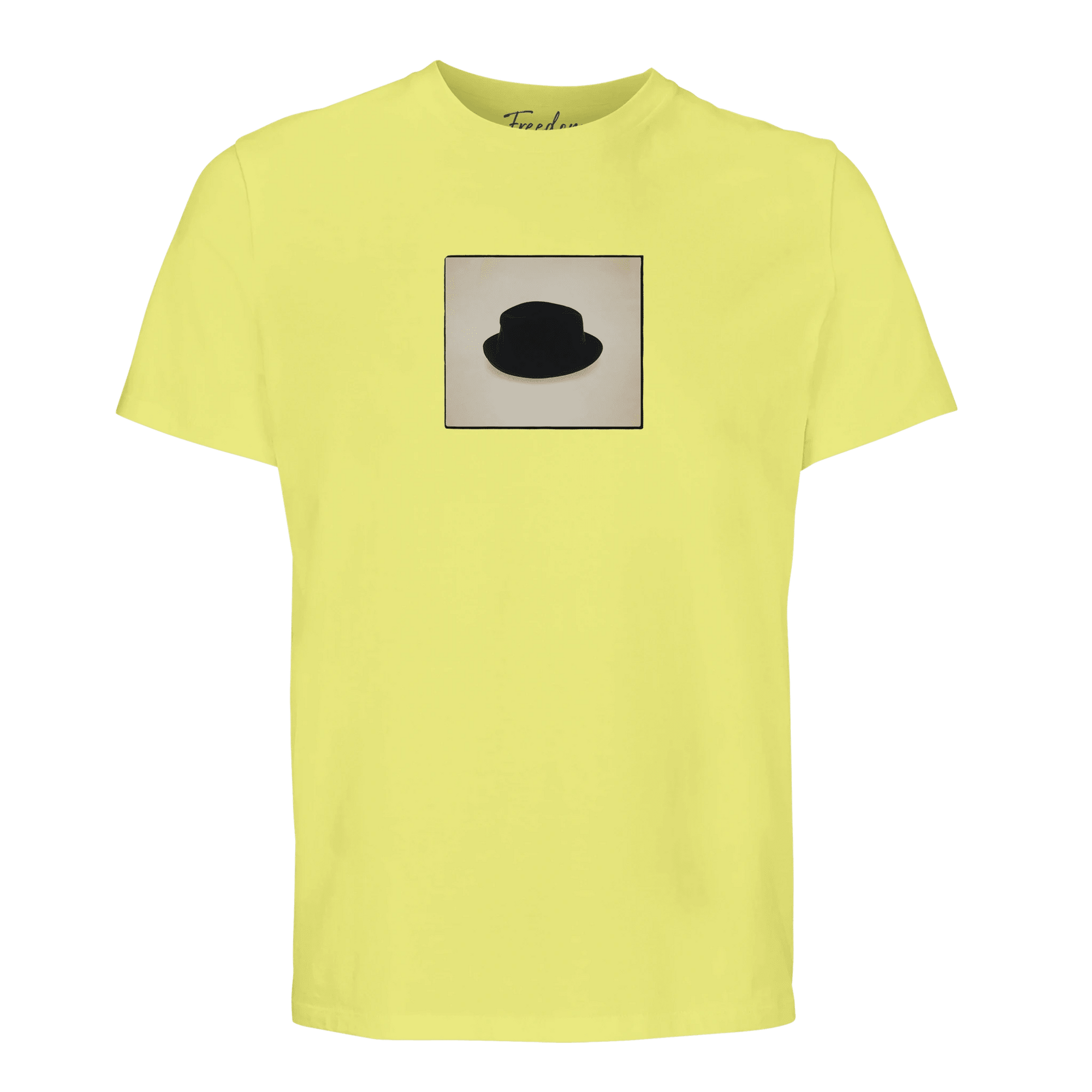 Freedom - "Hat On" T-shirt Light Yellow XS 22