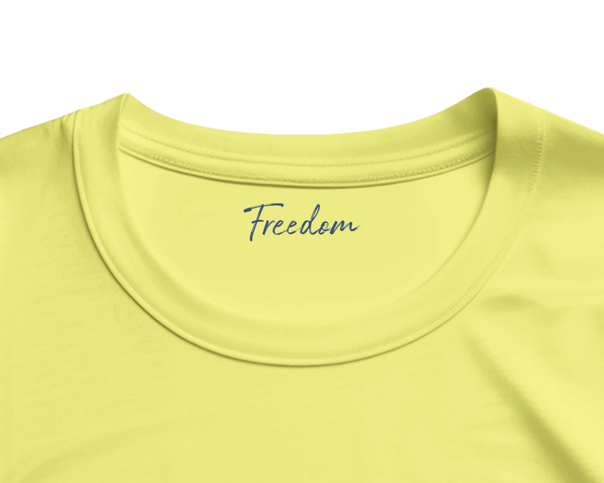 Freedom - "Hat On" T-shirt Light Yellow XS 25