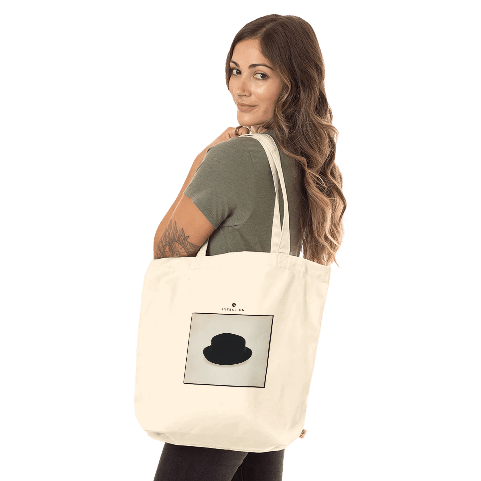 Freedom - "Hat On" Tote Bag Natural 4