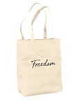 Freedom - "Hat On" Tote Bag Natural 3