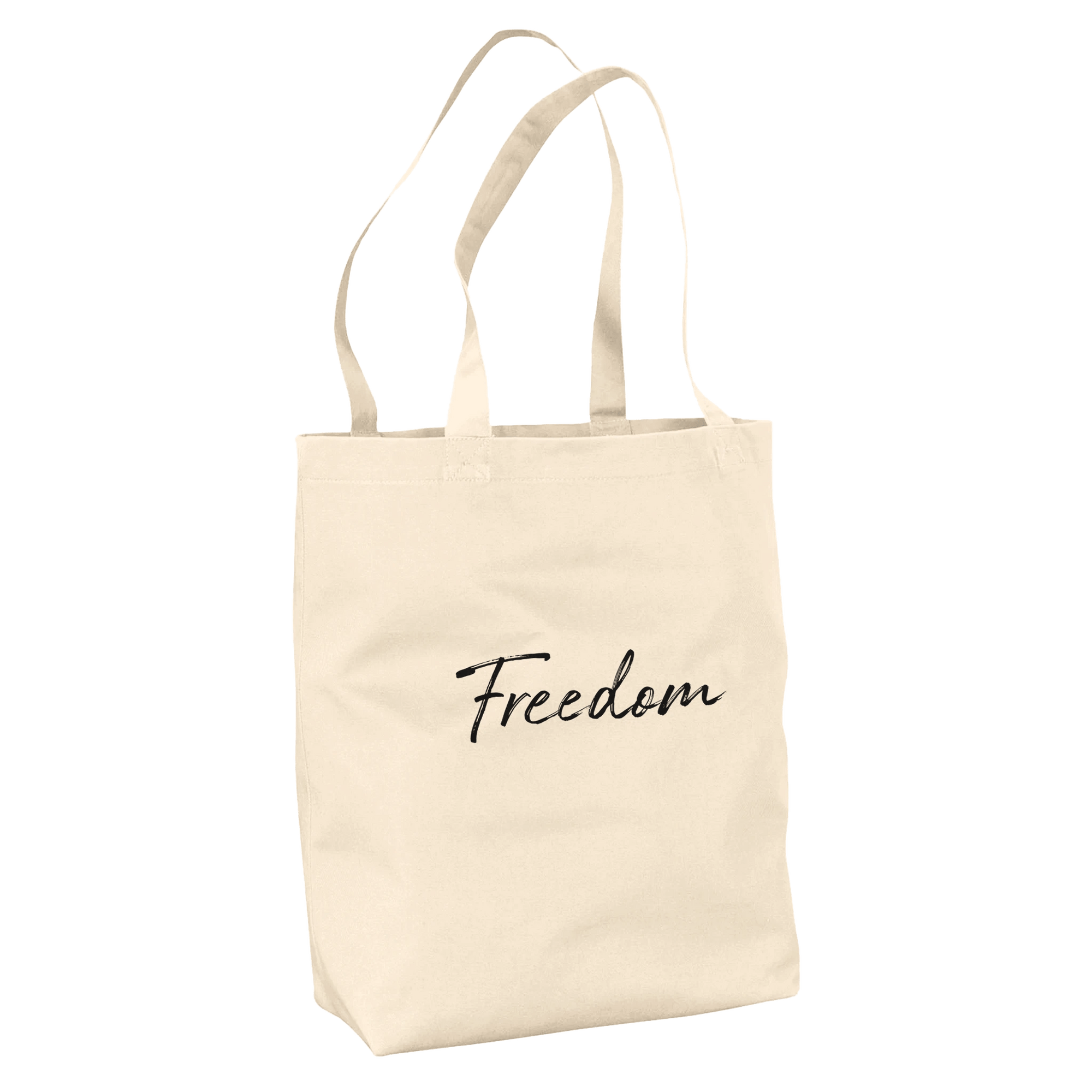 Freedom - "Hat On" Tote Bag Natural 3