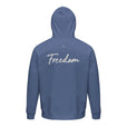 Freedom - "Hat On" Hoodie Blue 2