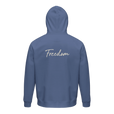 Freedom - "Hat On" Hoodie Blue 2