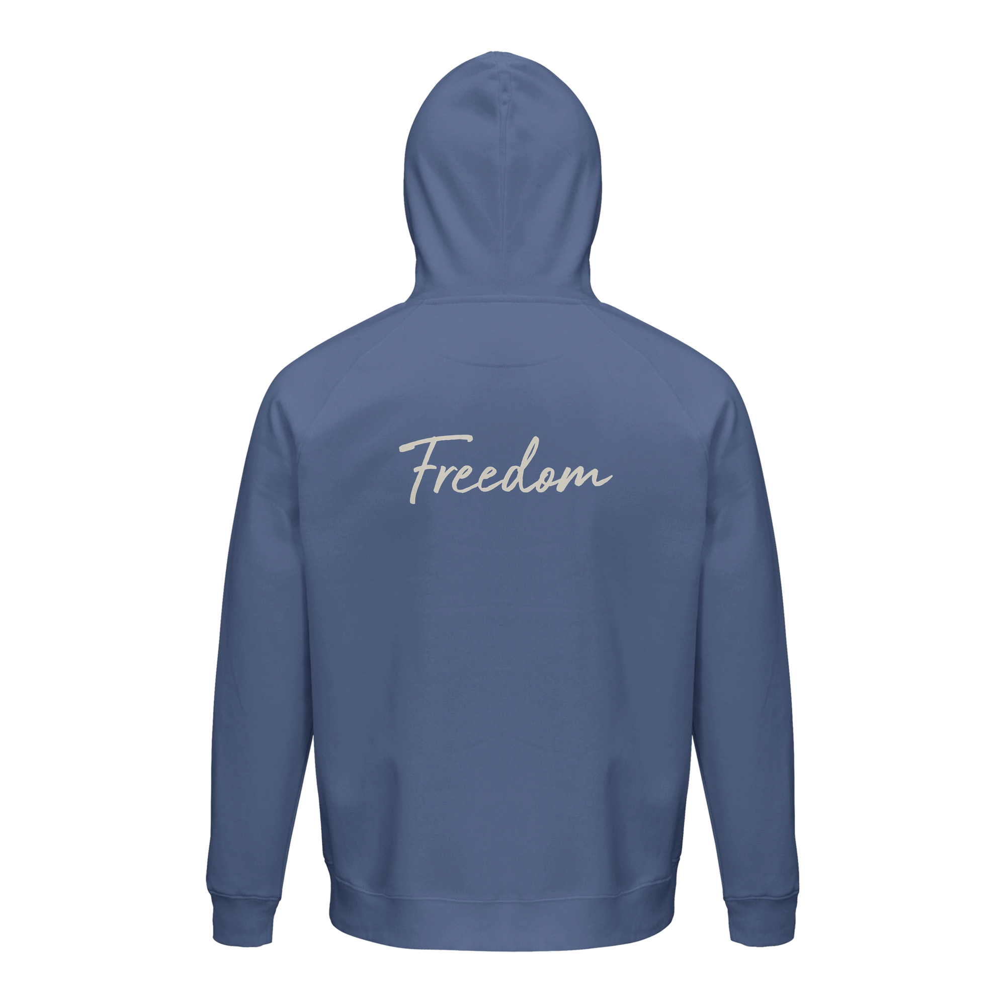 Freedom - "Hat On" Hoodie Blue 2