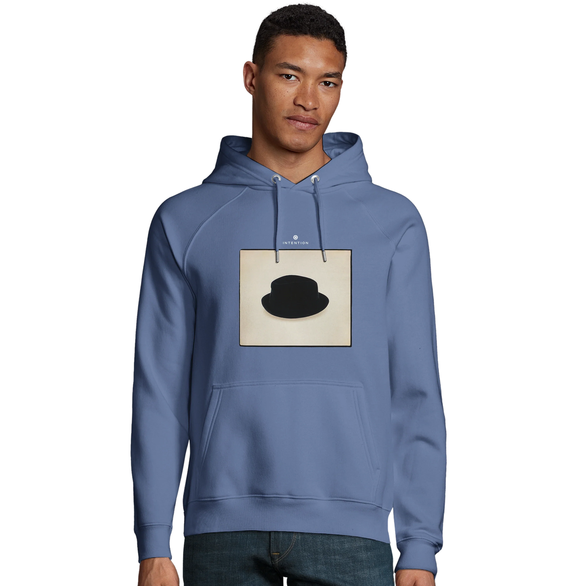 Freedom - "Hat On" Hoodie Blue 3