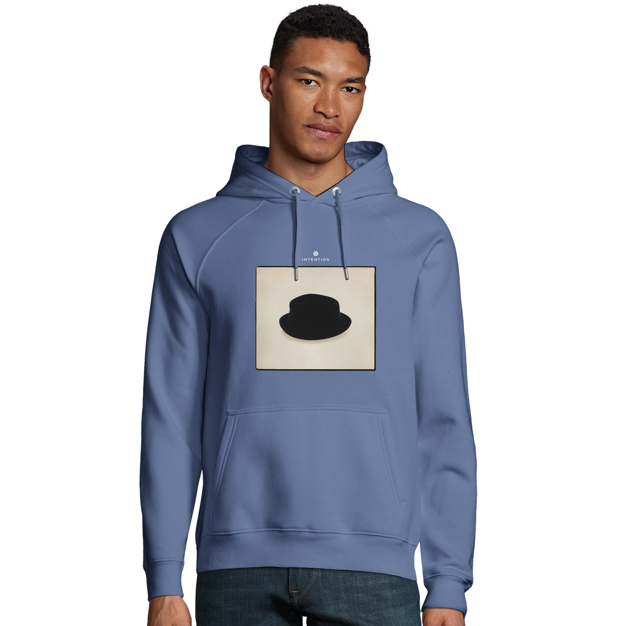 Freedom - "Hat On" Hoodie Blue 3