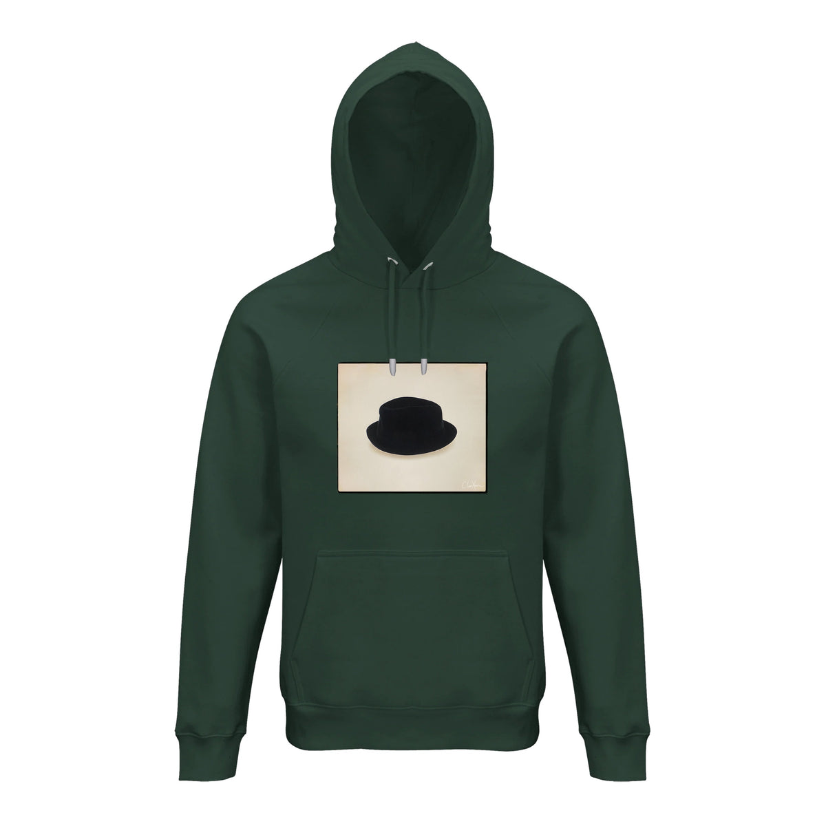 Freedom - "Hat On" Hoodie Bottle Green 1