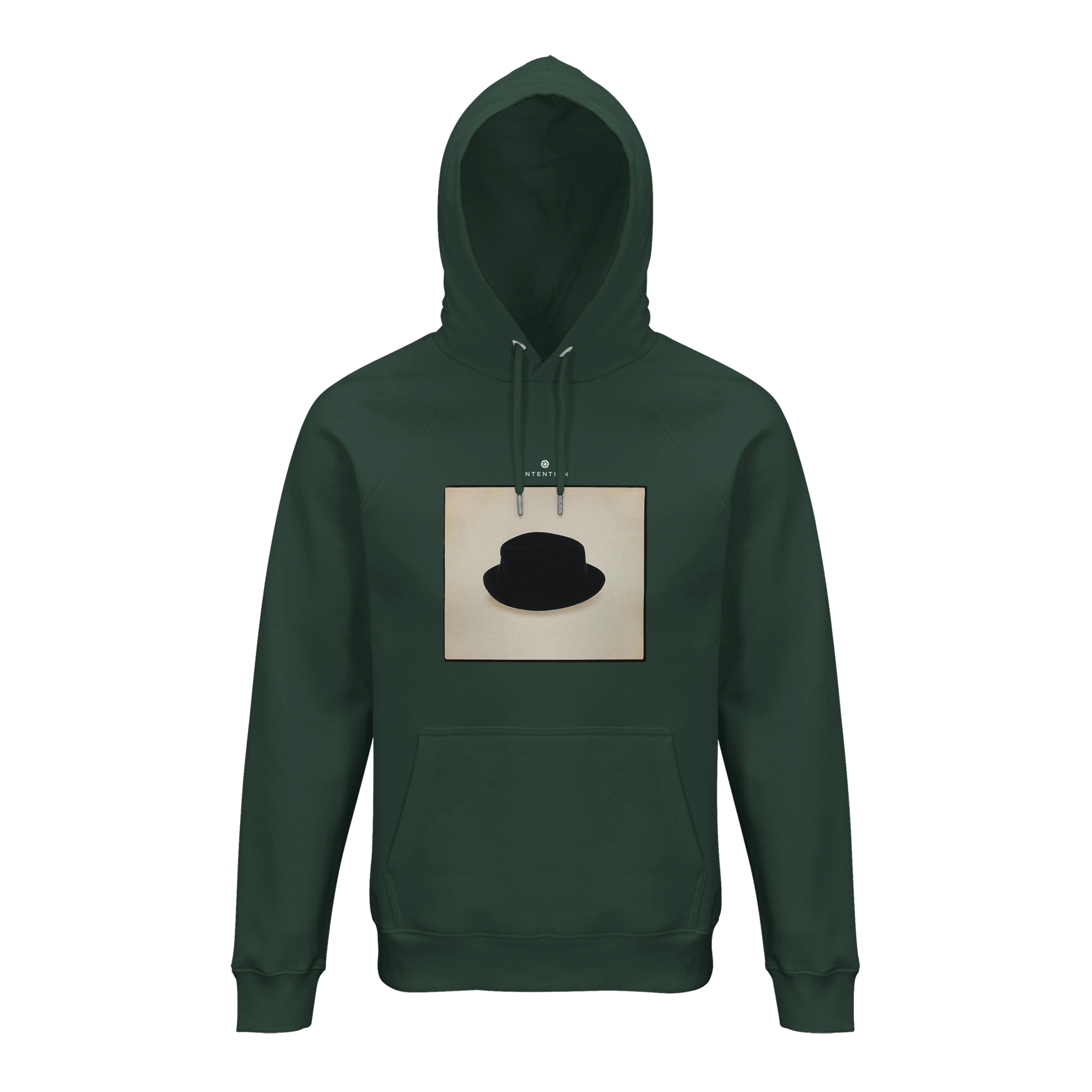 Freedom - "Hat On" Hoodie Bottle Green 1
