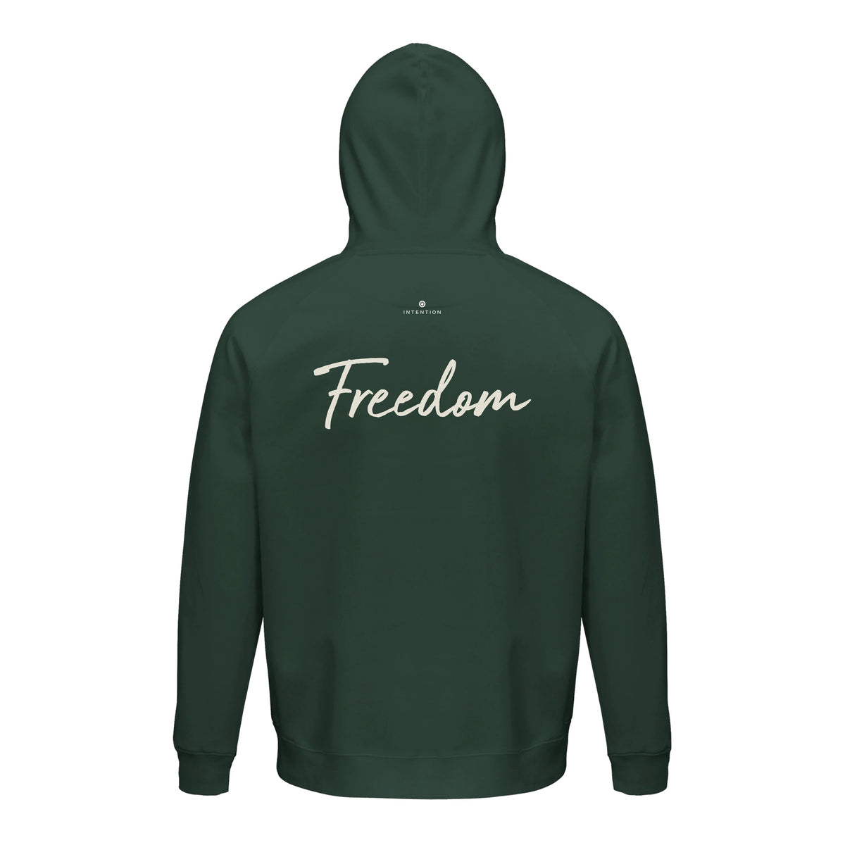 Freedom - "Hat On" Hoodie Bottle Green 2