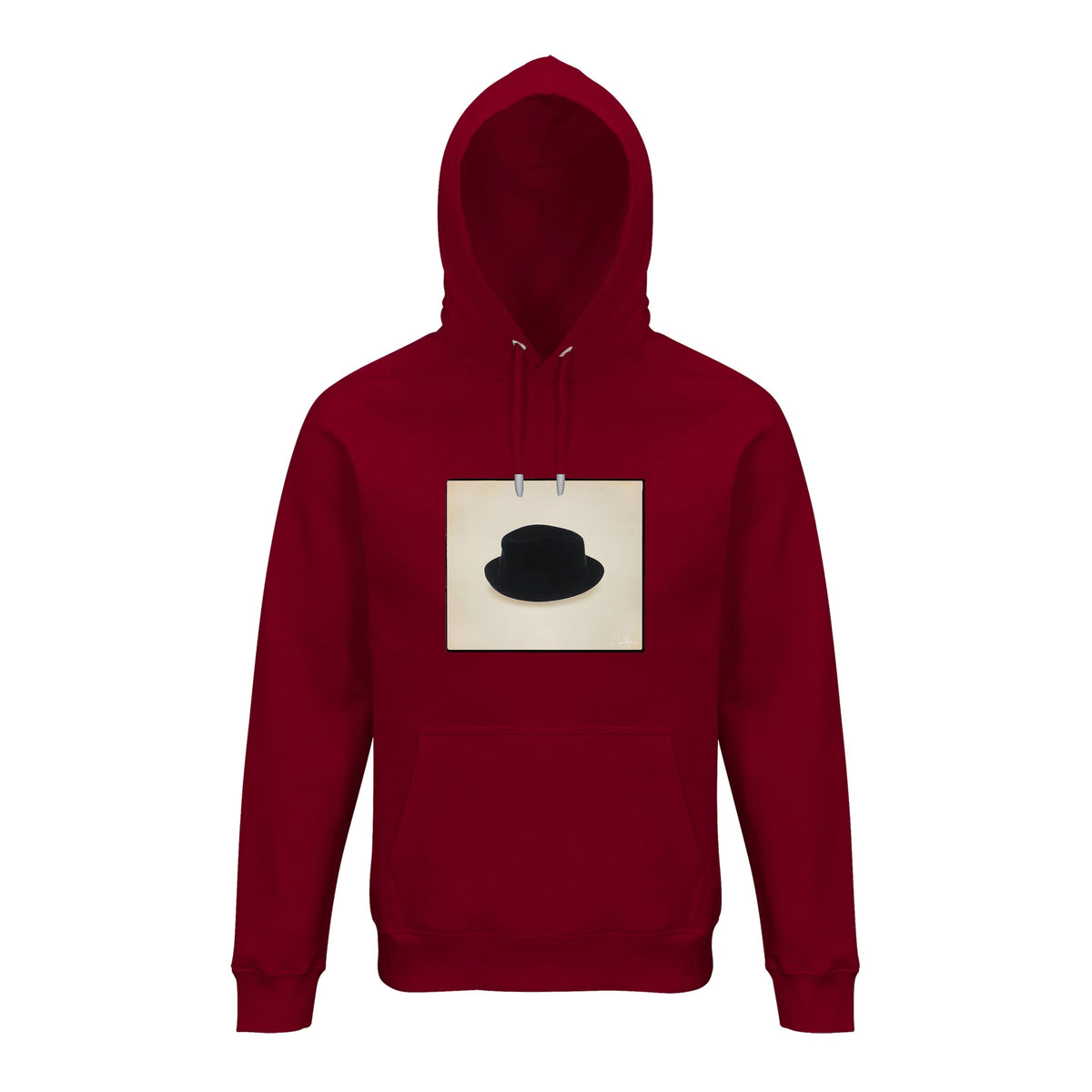 Freedom - "Hat On" Hoodie Burgundy 1