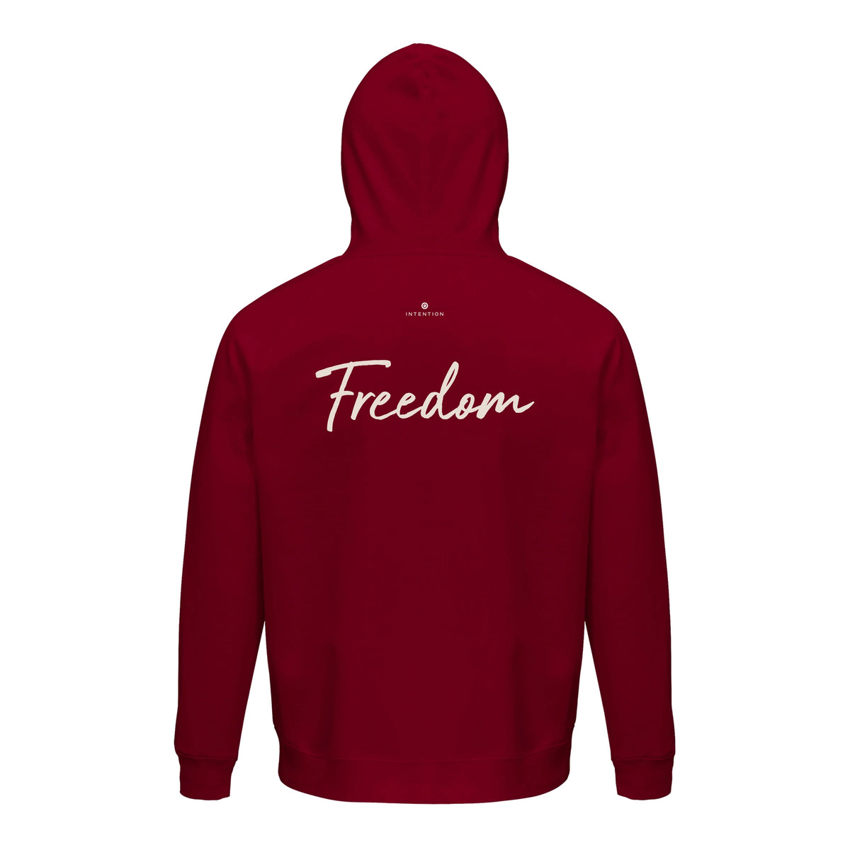 Freedom - "Hat On" Hoodie Burgundy 2