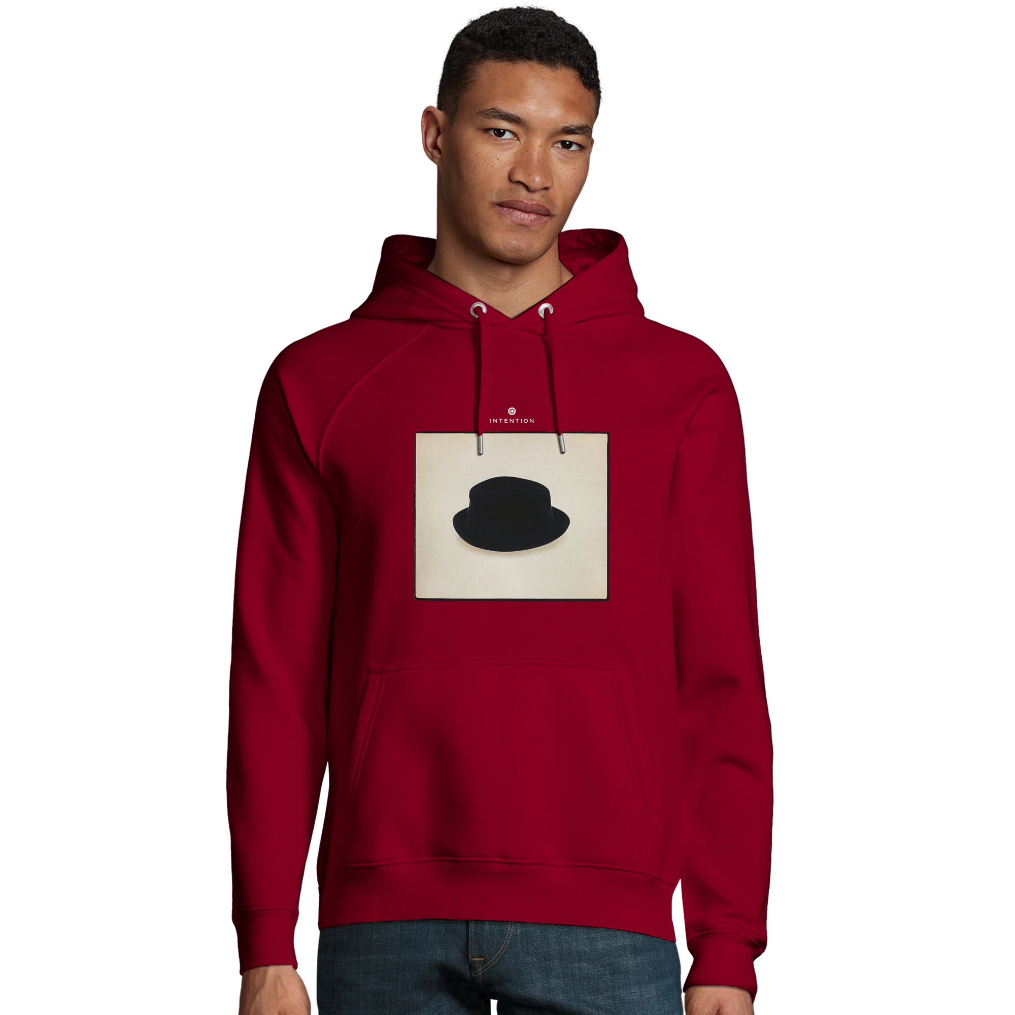 Freedom - "Hat On" Hoodie Burgundy 3