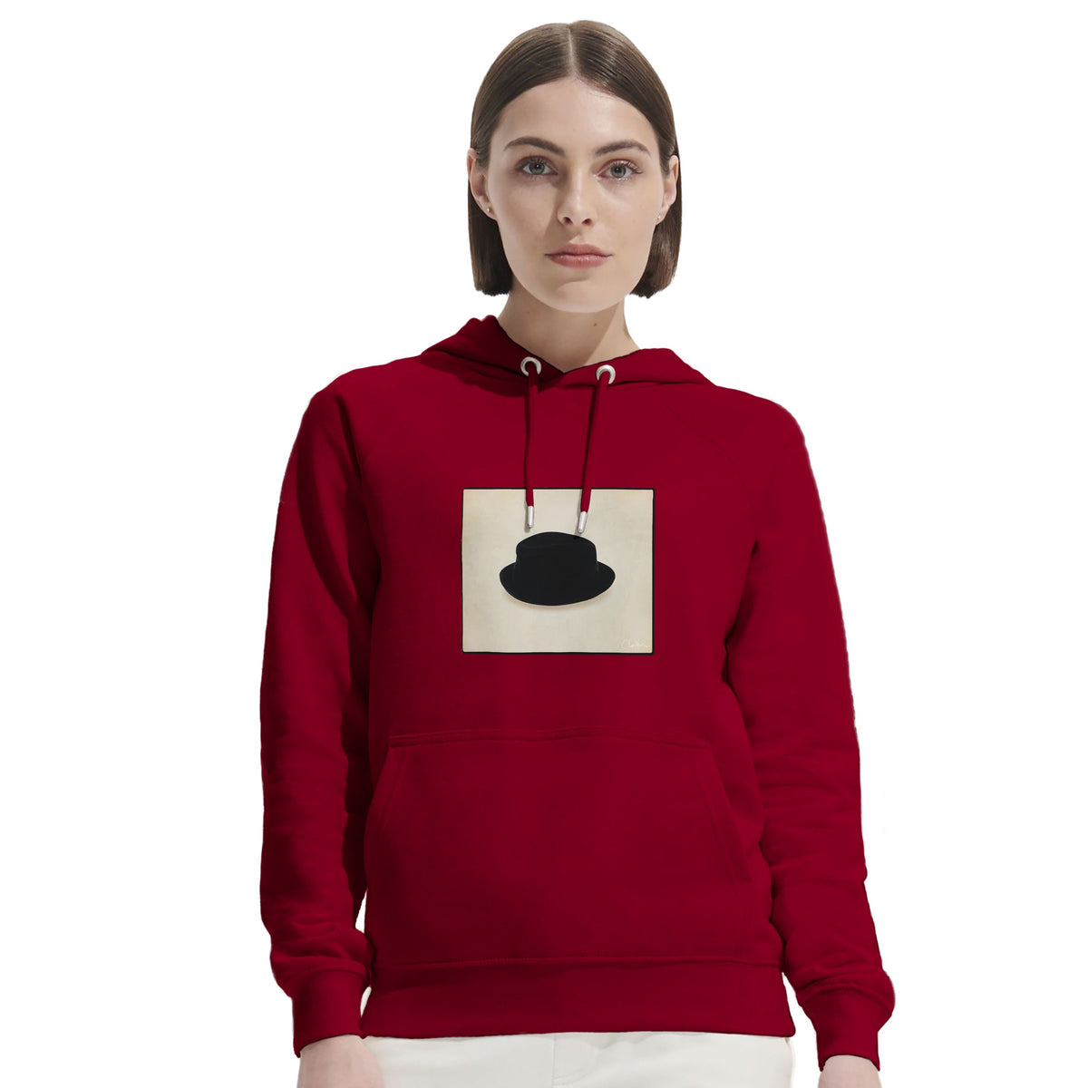 Freedom - "Hat On" Hoodie Burgundy 5