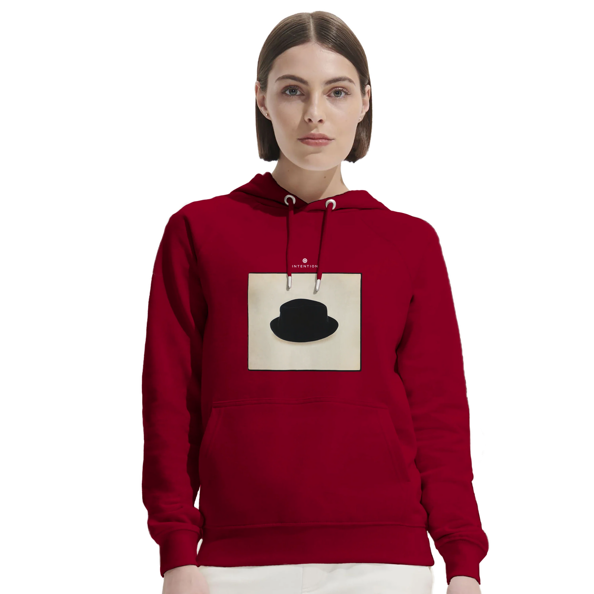 Freedom - "Hat On" Hoodie Burgundy 5
