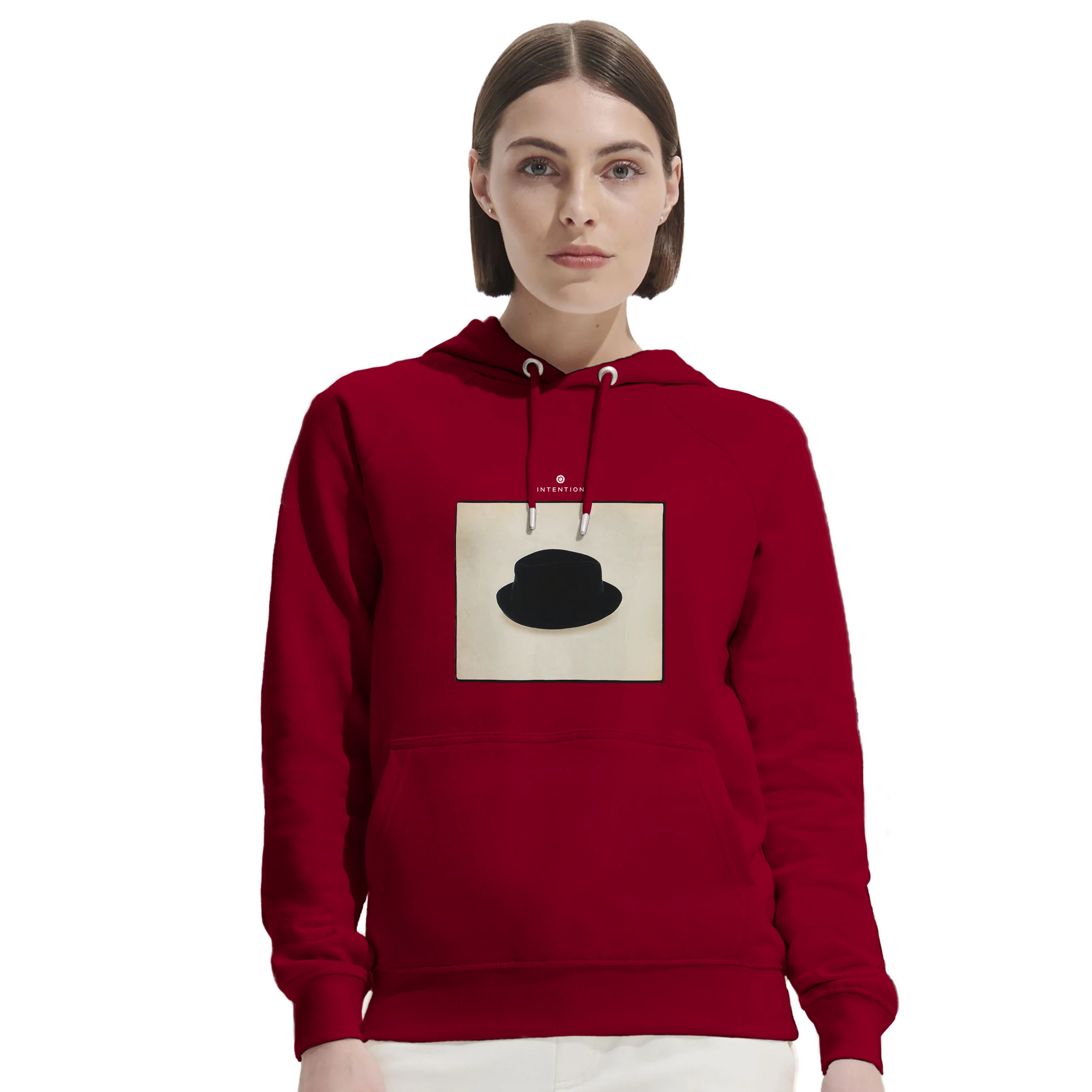 Freedom - "Hat On" Hoodie Burgundy 5