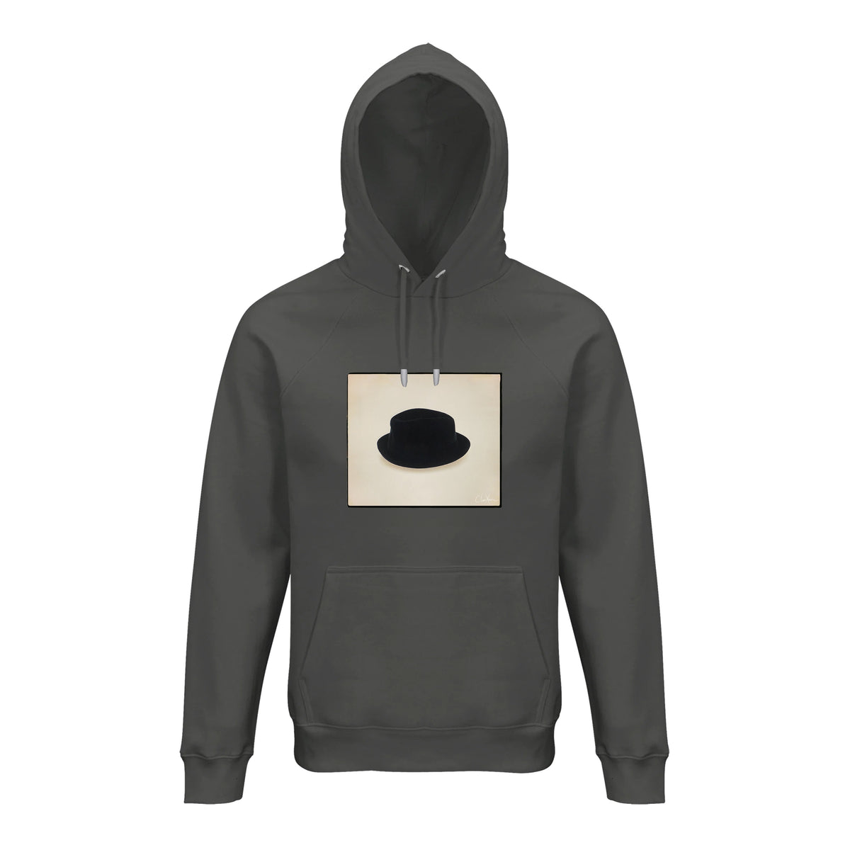 Freedom - "Hat On" Hoodie charcoal melange 1