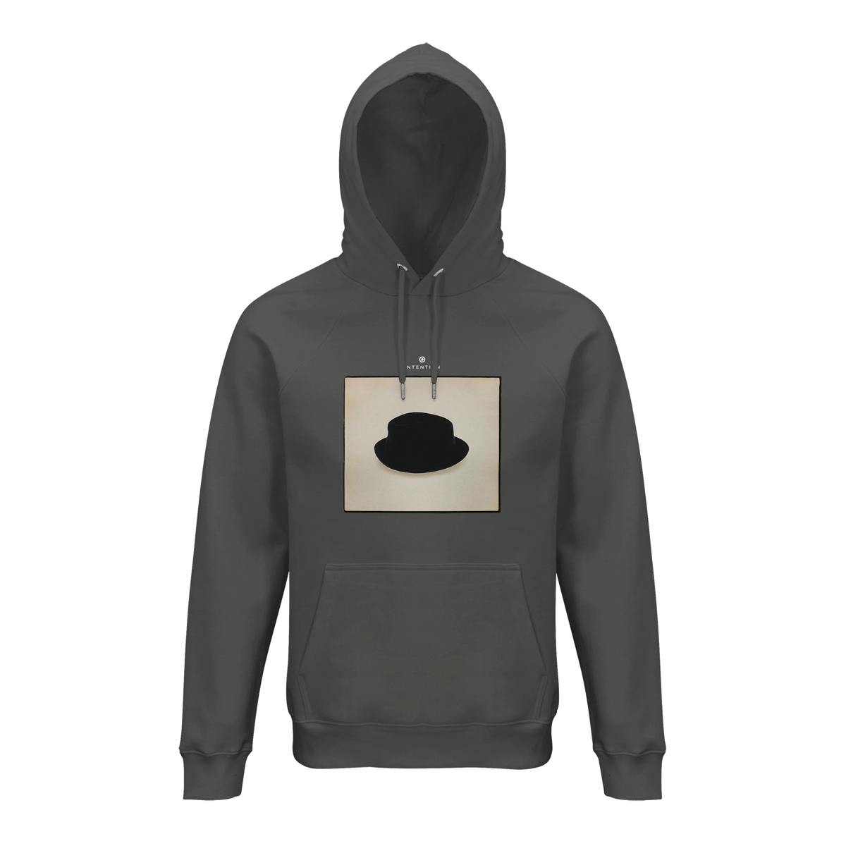 Freedom - "Hat On" Hoodie charcoal melange 1