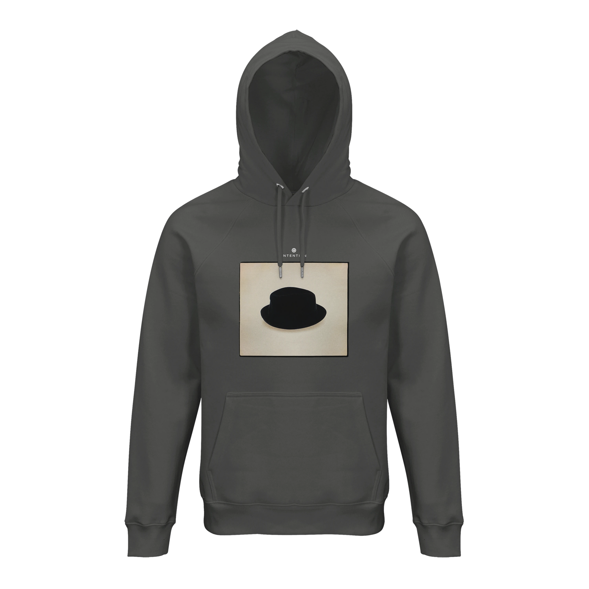 Freedom - "Hat On" Hoodie charcoal melange 1