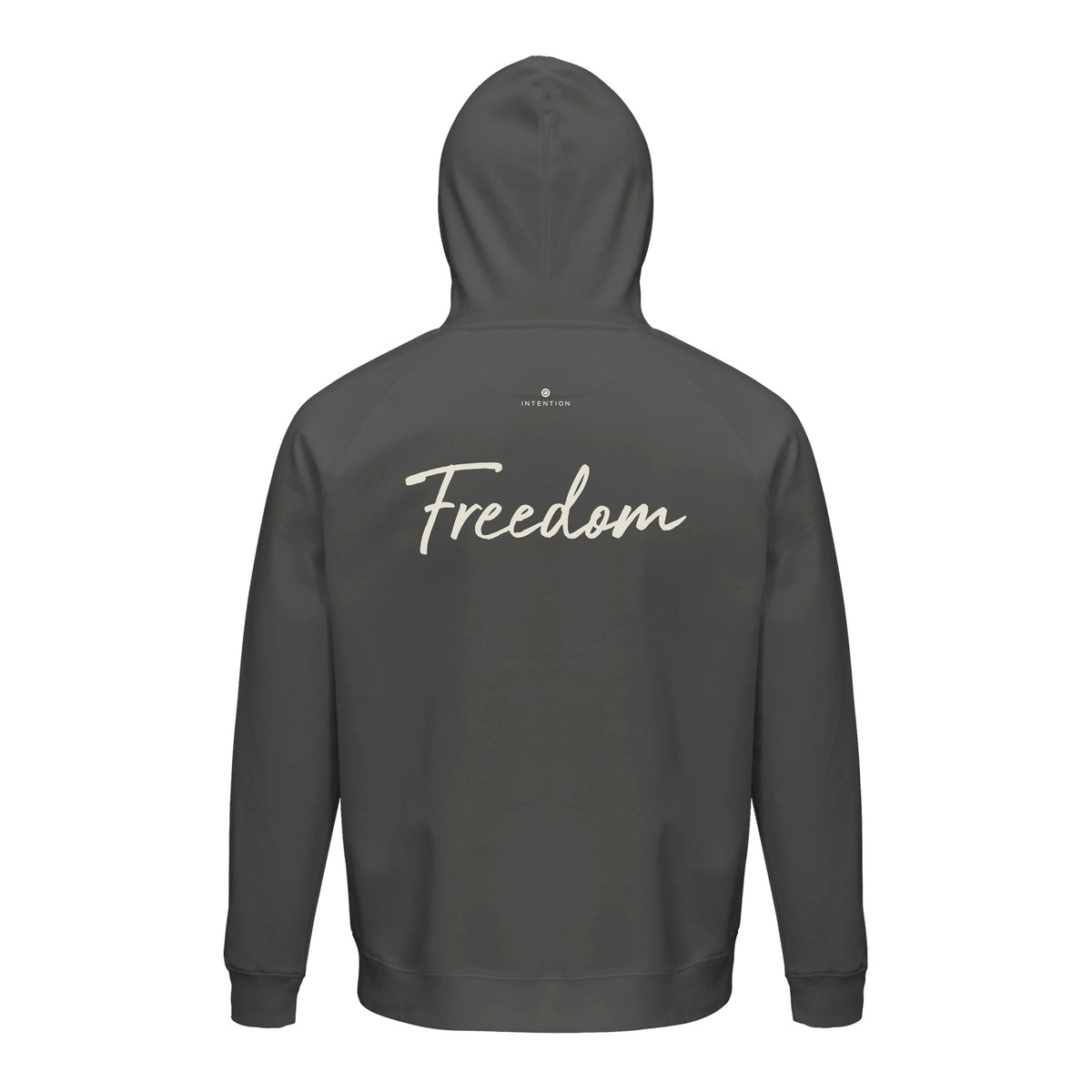 Freedom - "Hat On" Hoodie charcoal melange 2