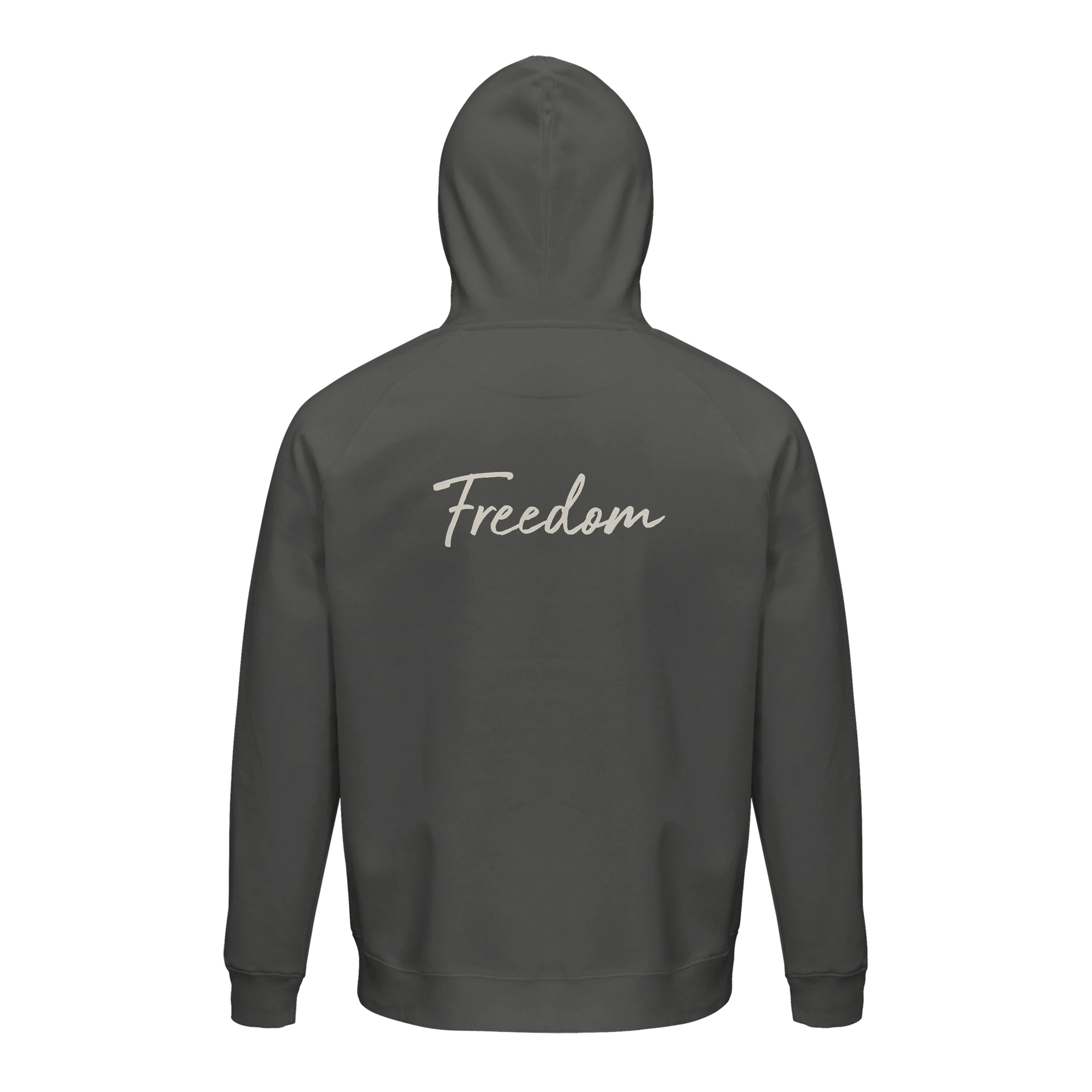 Freedom - "Hat On" Hoodie charcoal melange 2