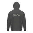 Freedom - "Hat On" Hoodie charcoal melange 2