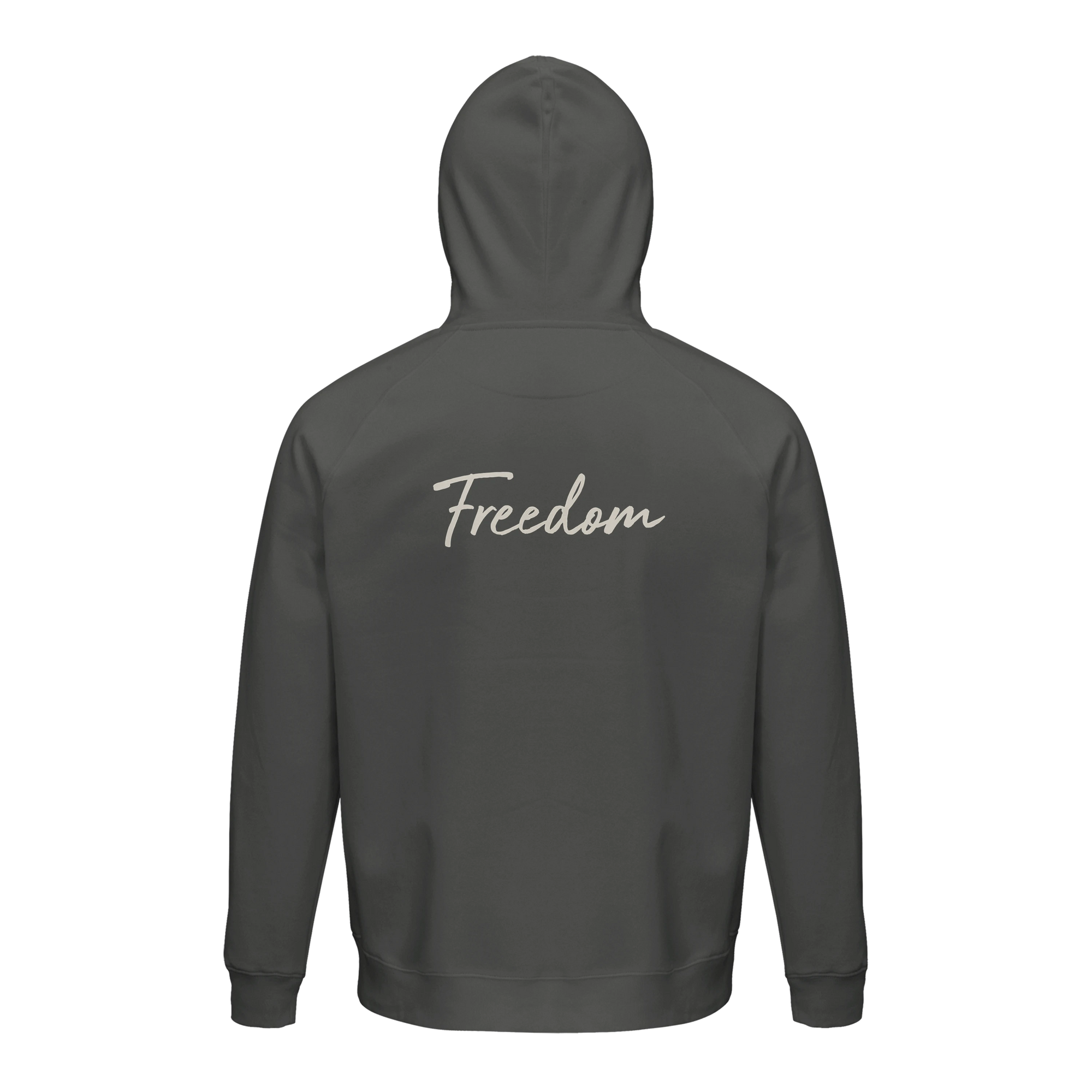 Freedom - "Hat On" Hoodie charcoal melange 2