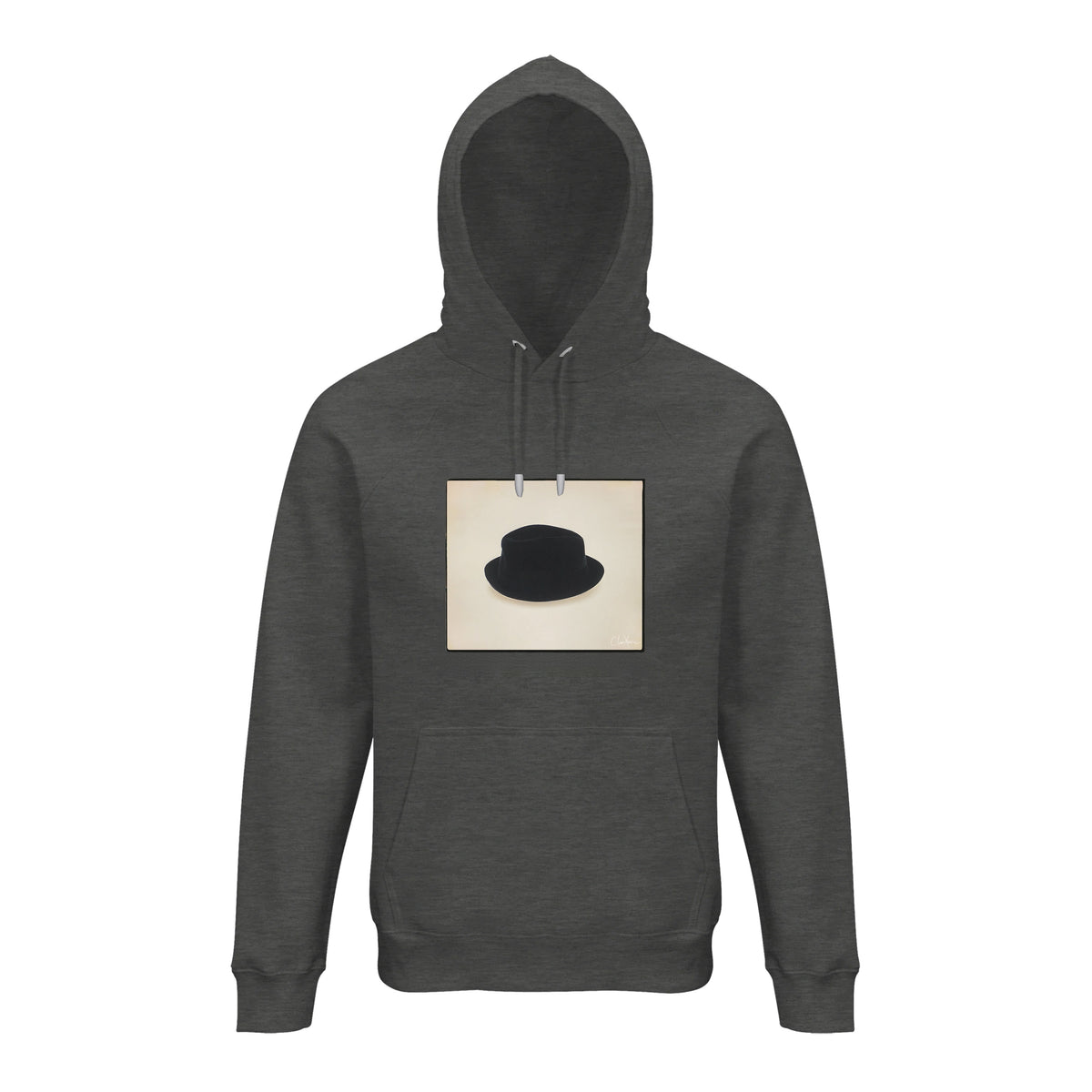 Freedom - "Hat On" Hoodie Grey Melange 1
