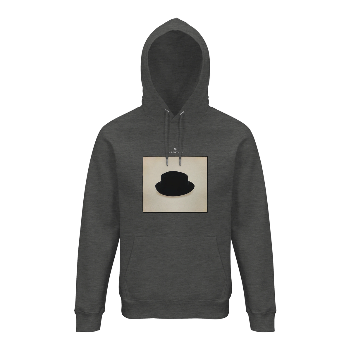 Freedom - "Hat On" Hoodie Grey Melange 1