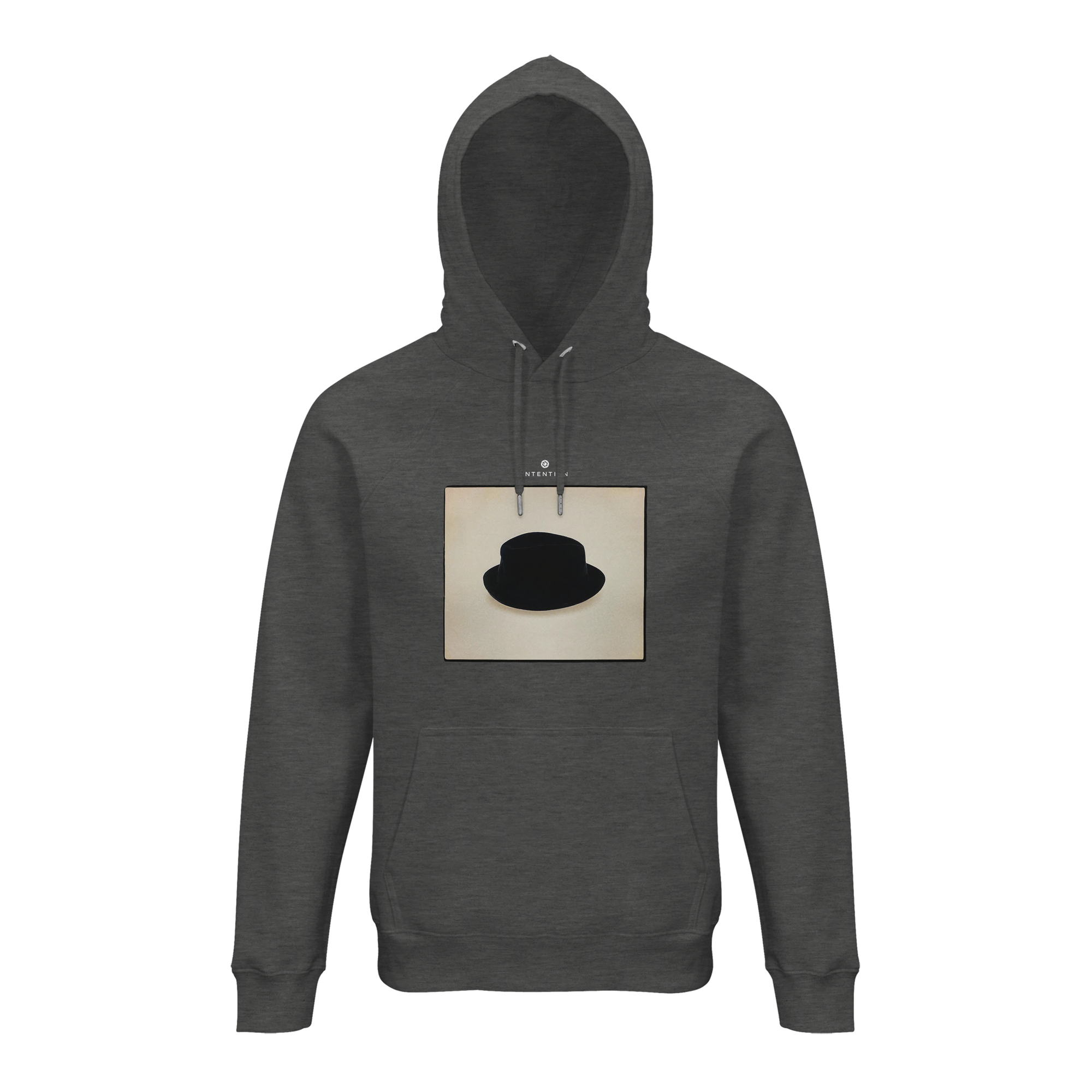 Freedom - "Hat On" Hoodie Grey Melange 1