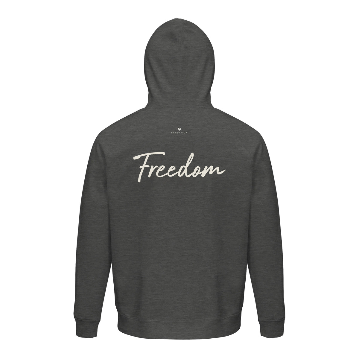 Freedom - "Hat On" Hoodie Grey Melange 2