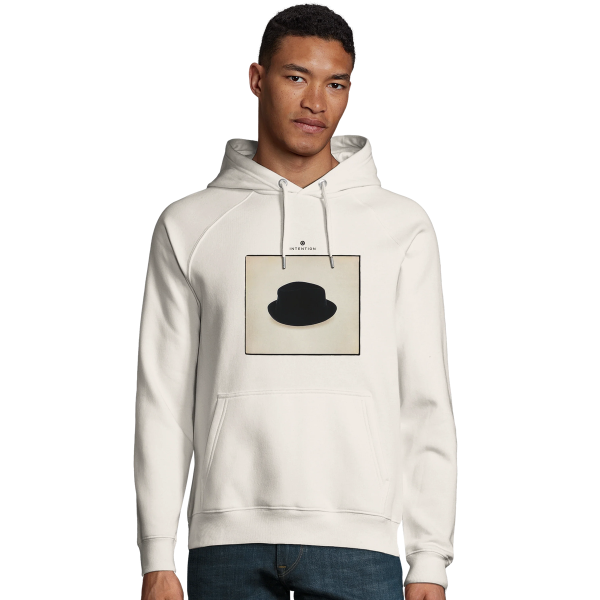 Freedom - "Hat On" Hoodie Off White 3
