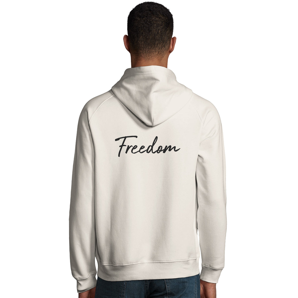 Freedom - "Hat On" Hoodie Off White 4