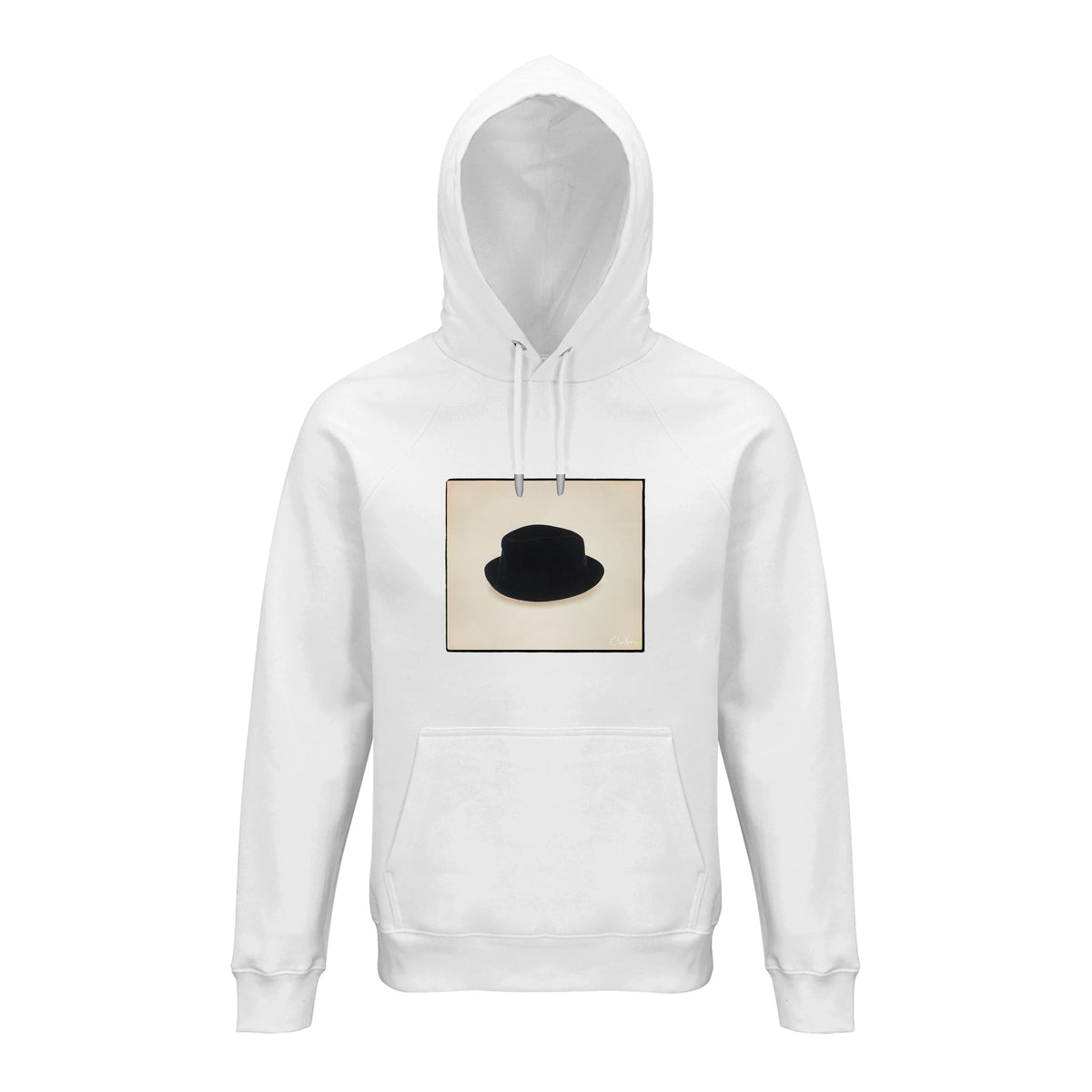 Freedom - "Hat On" Hoodie White 1