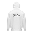 Freedom - "Hat On" Hoodie White 2