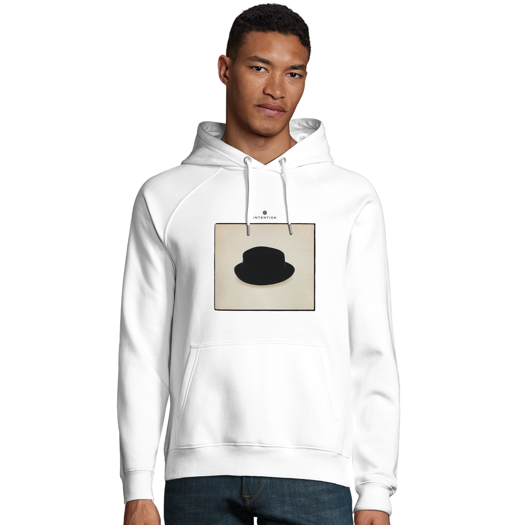 Freedom - "Hat On" Hoodie White 3