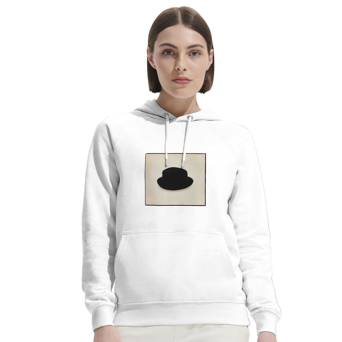 Freedom - "Hat On" Hoodie White 5