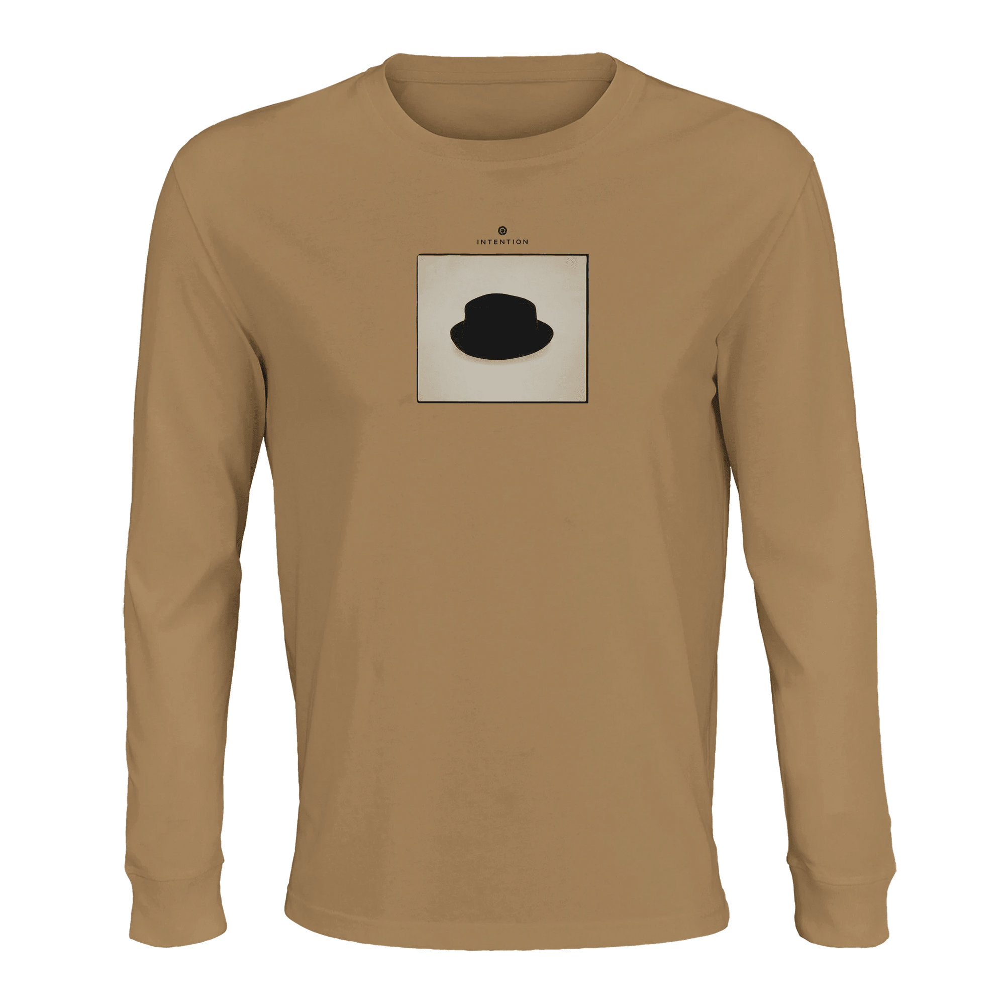 Freedom - "Hat On" Long sleeve dark beige 1