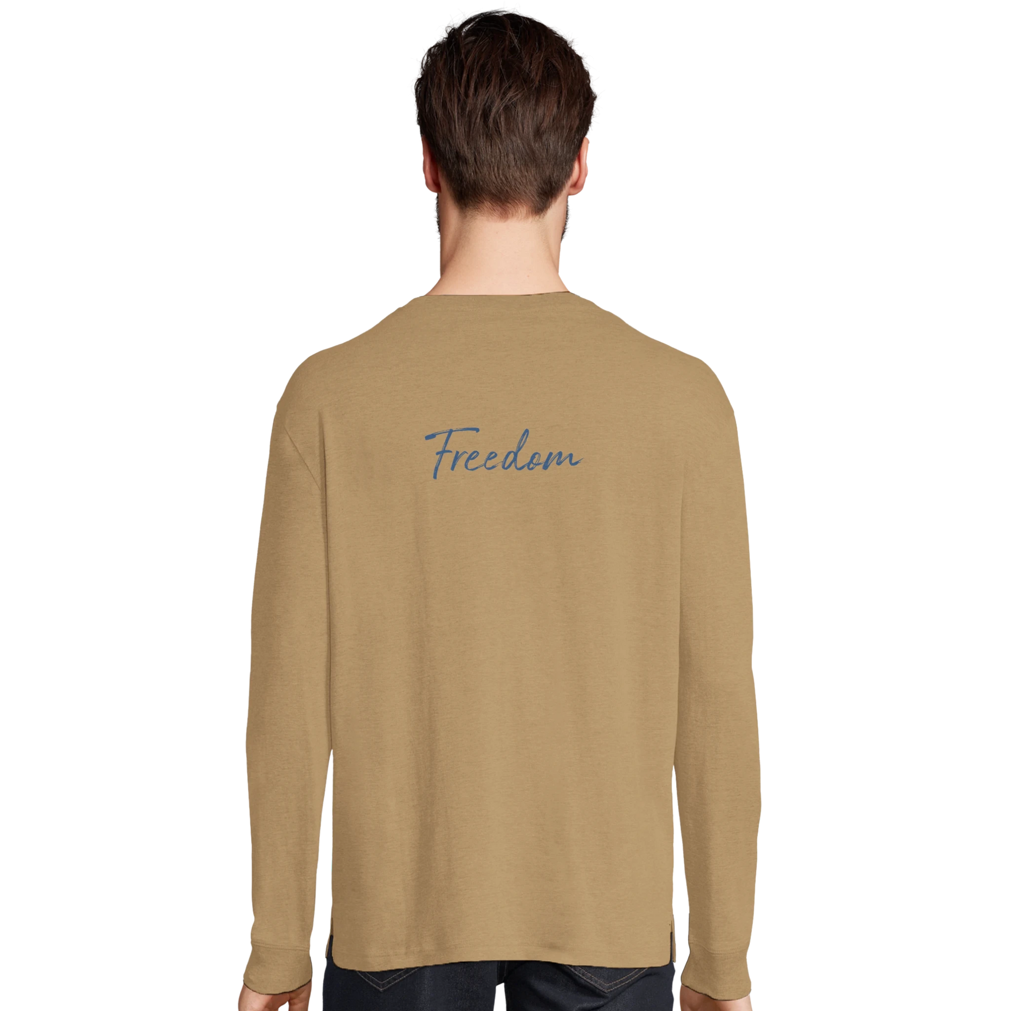 Freedom - "Hat On" Long sleeve dark beige 4