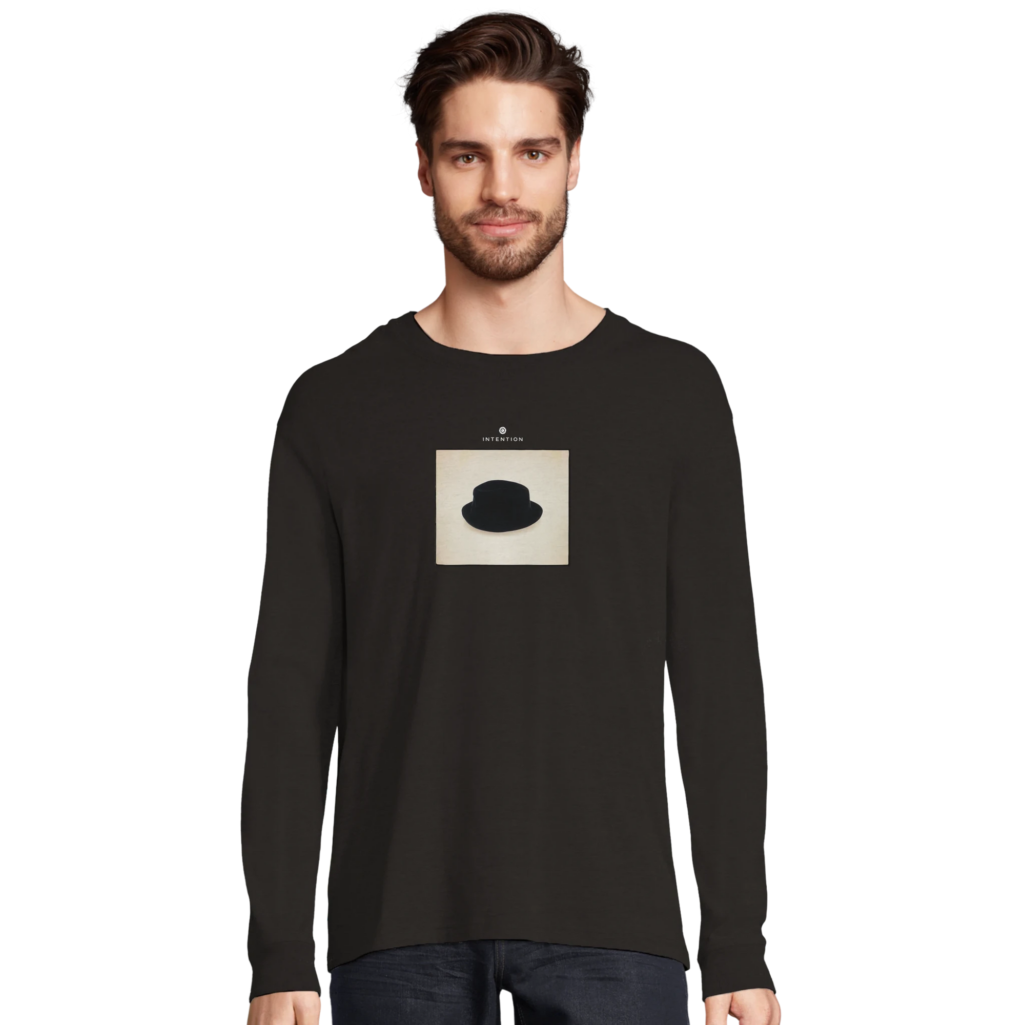 Freedom - "Hat On" Long sleeve Deep Black 3