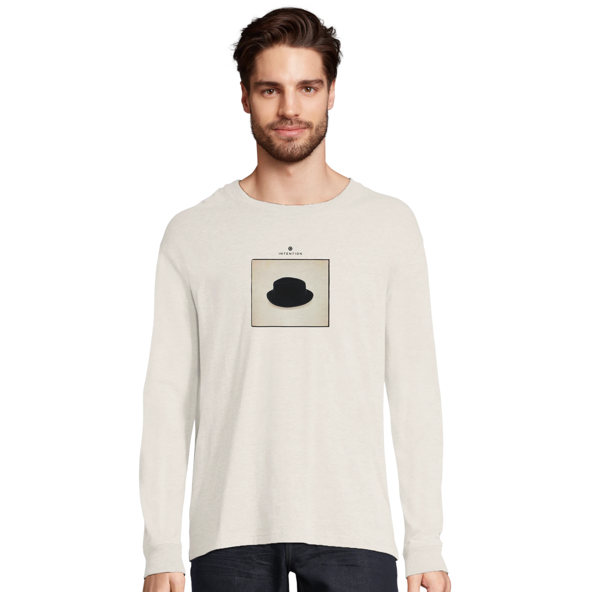 Freedom - "Hat On" Long sleeve Off White 3