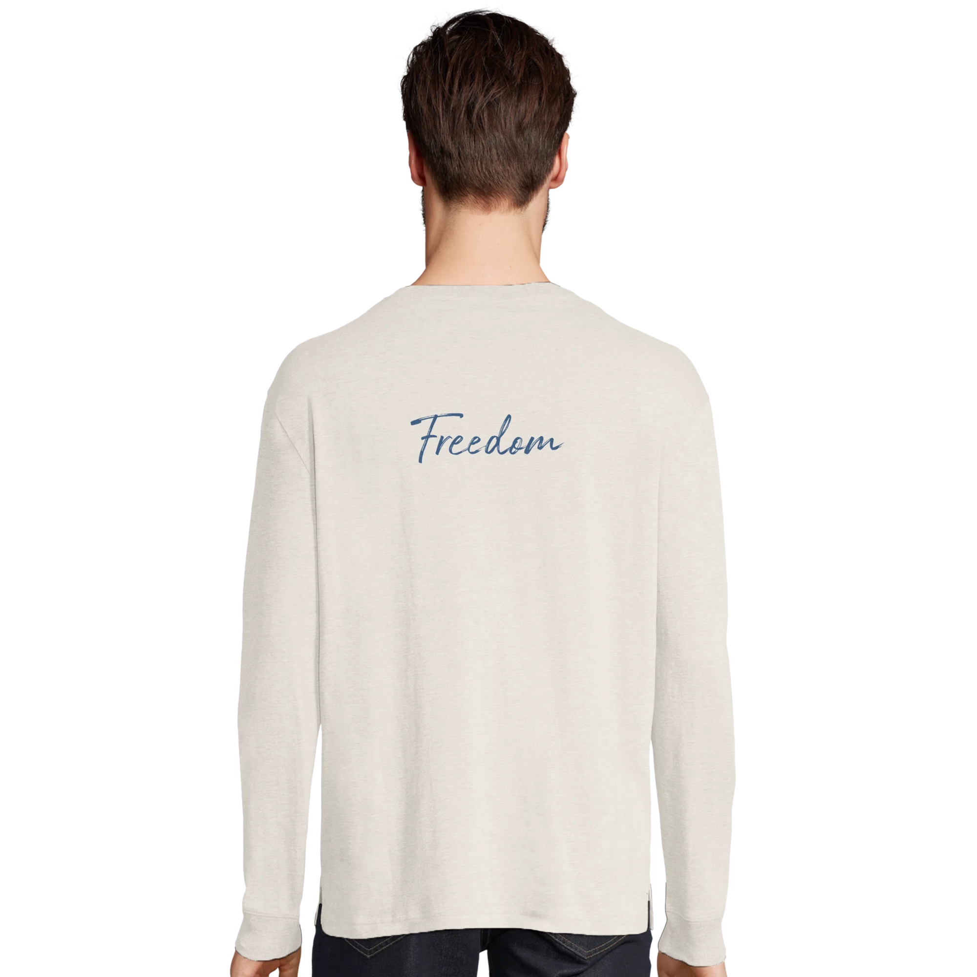 Freedom - "Hat On" Long sleeve Off White 4