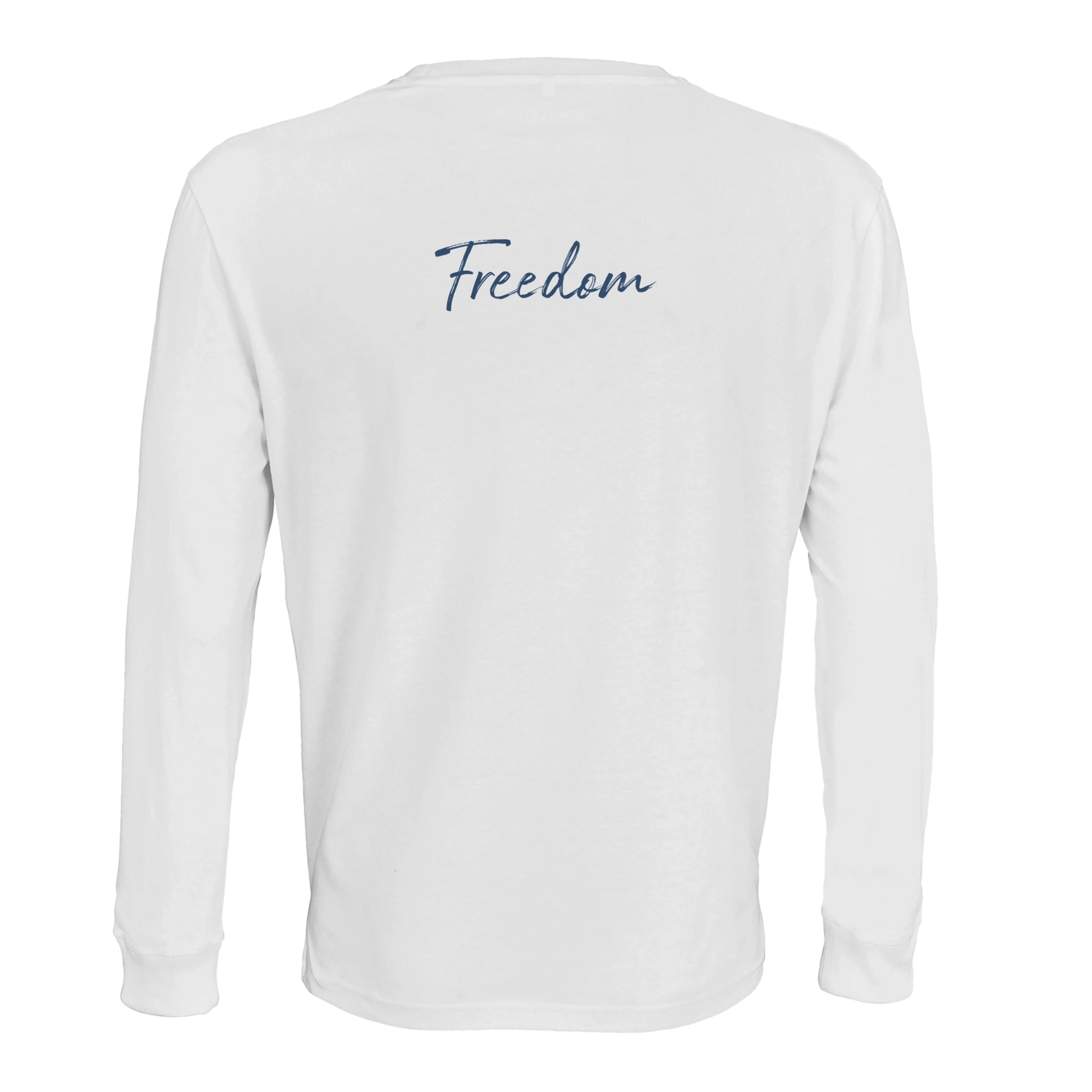 Freedom - "Hat On" Long sleeve White 2