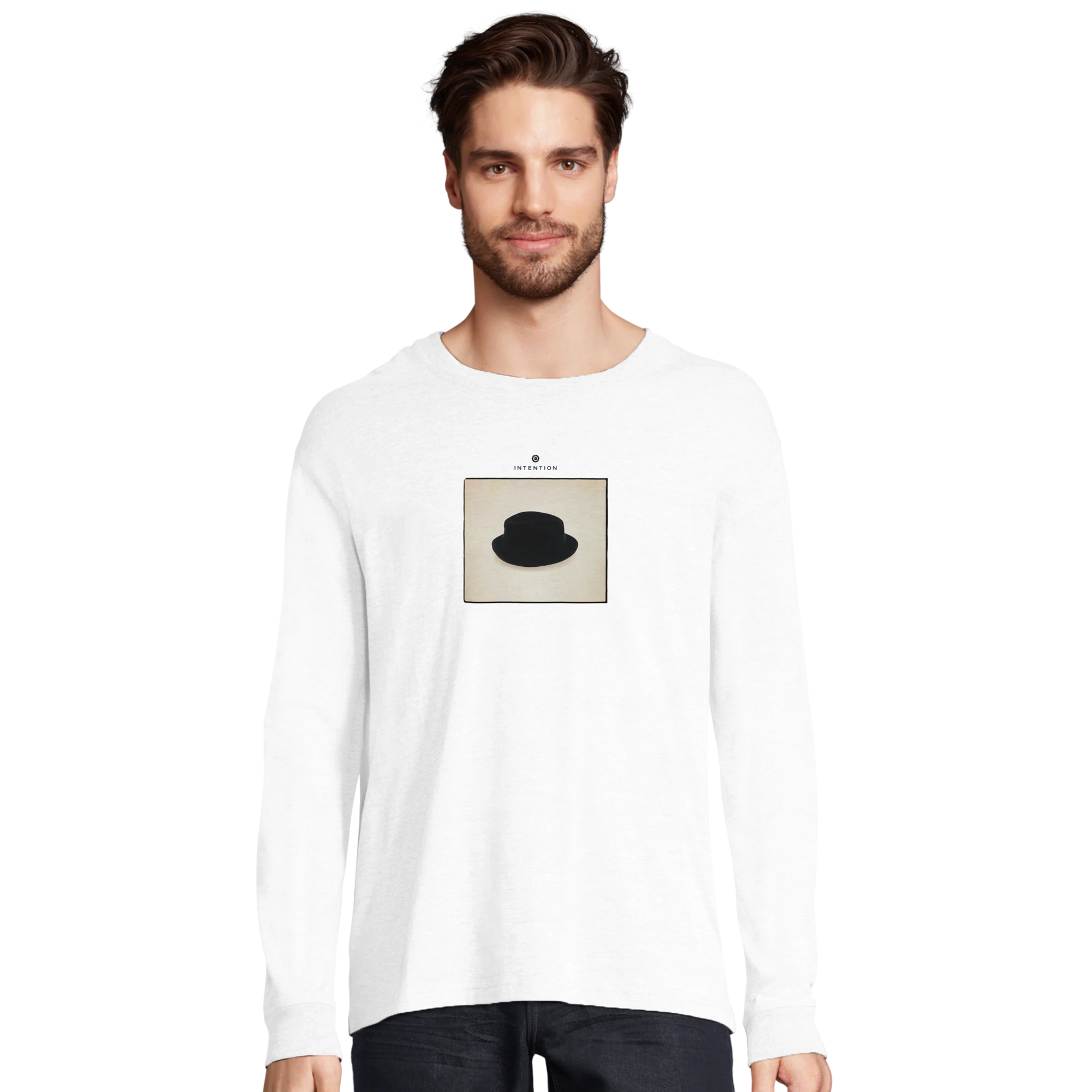 Freedom - "Hat On" Long sleeve White 3